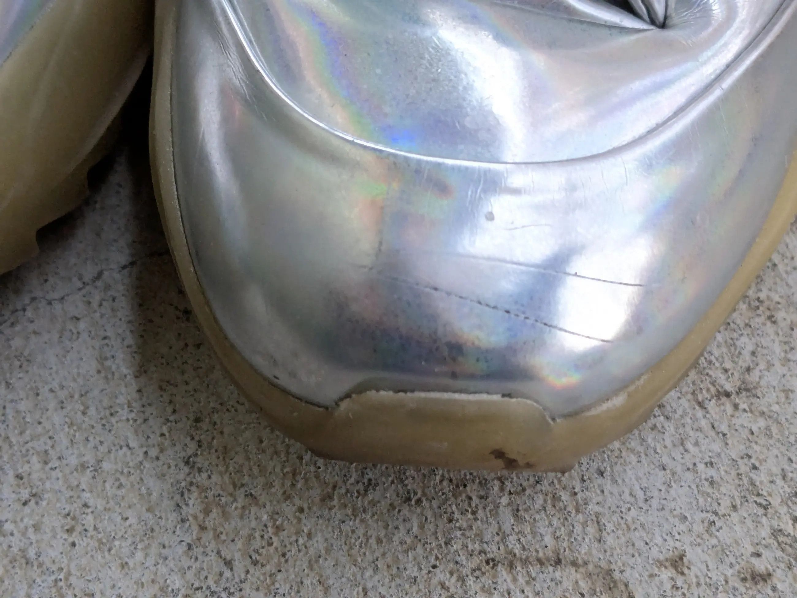 Maison Margiela Maison Margiela New Future Silver 8 41 Leather Low Tops Size US 8 / EU 41 - 3 Thumbnail