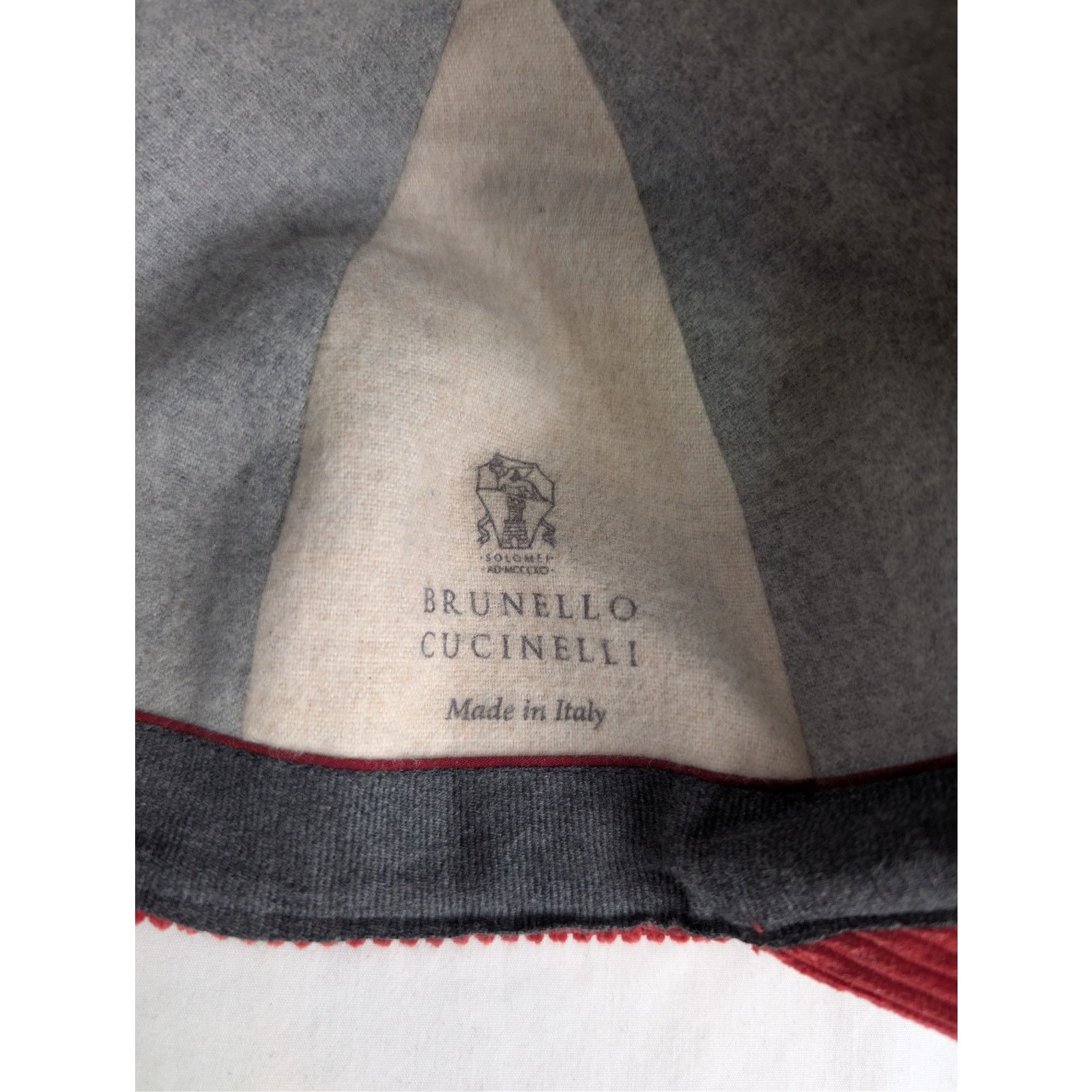 Brunello Cucinelli o1rshd1 CC20 Size: M / Baseball Cap / hat in Red Size ONE SIZE - 11 Thumbnail