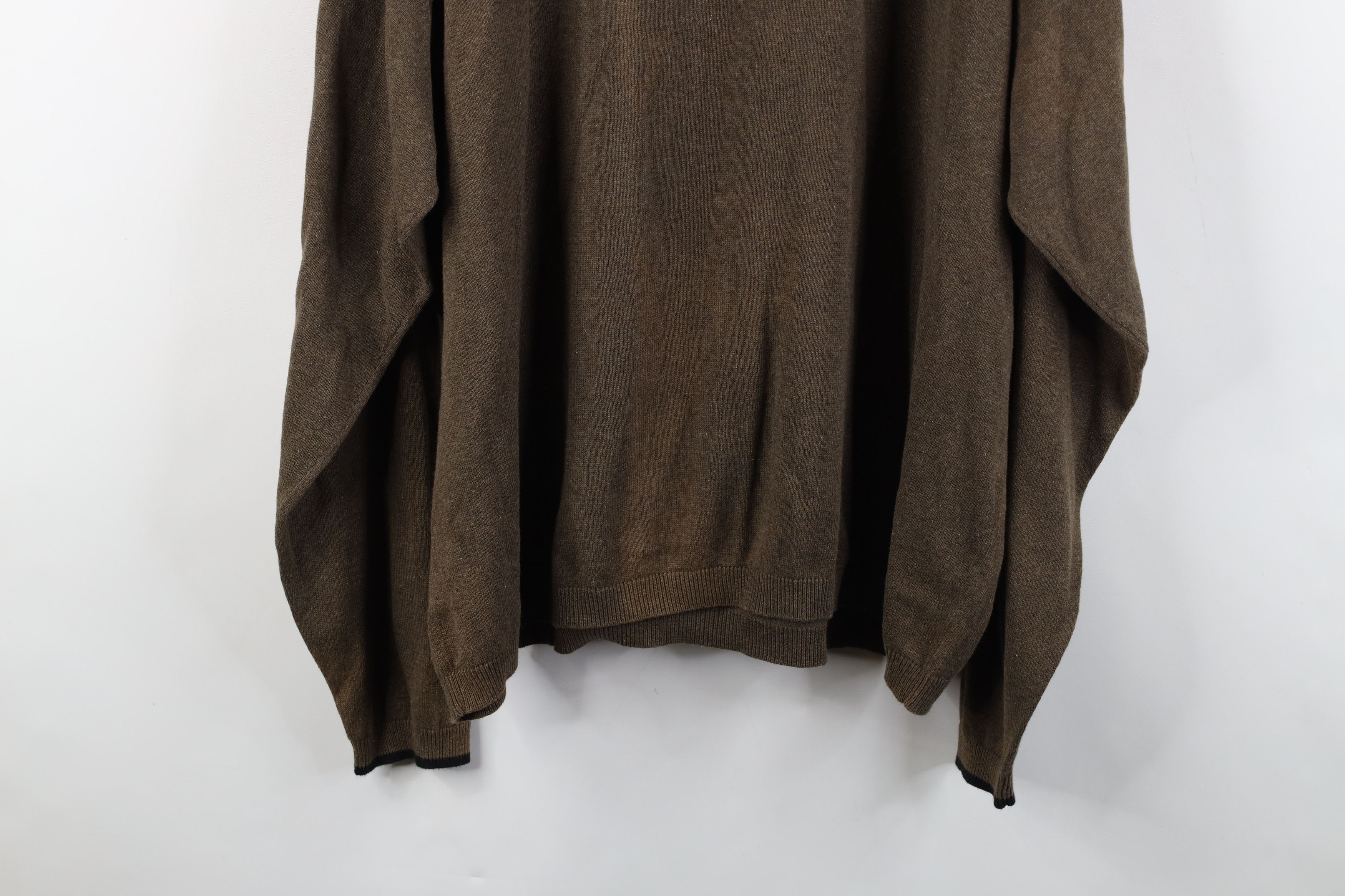 Vintage Vintage 90s Streetwear Lightweight Knit Turtleneck Sweater Size US XXL / EU 58 / 5 - 14 Thumbnail