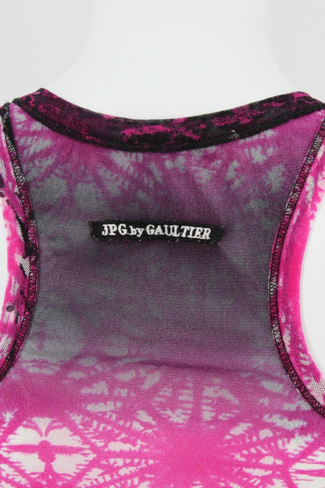 Jean Paul Gaultier Archive JPG Vrus Mesh Tank Top Size S / US 4 / IT 40 - 2 Thumbnail