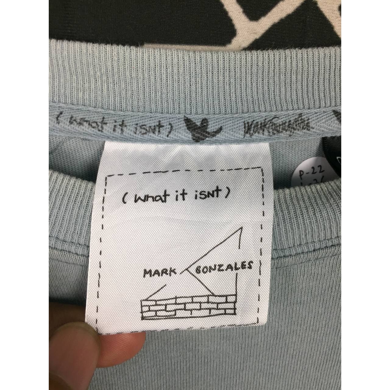 Vintage Mark Gonzales Skateboards What It Isnt Long Sleeve Tee Size US M / EU 48-50 / 2 - 21 Thumbnail