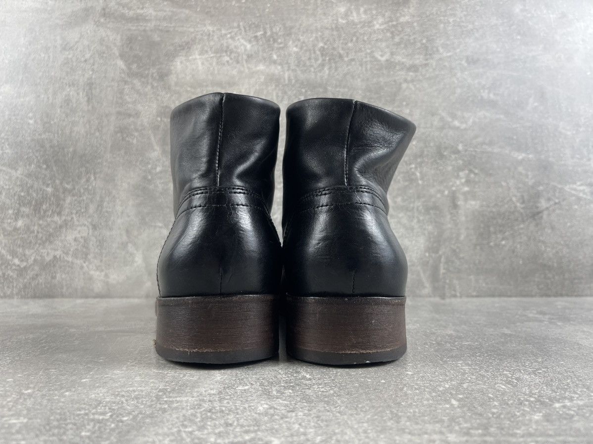 Genuine Leather Zehus Berlin Avant Garde Handcrafted Black Leather Boots Size US 7 / EU 40 - 6 Thumbnail