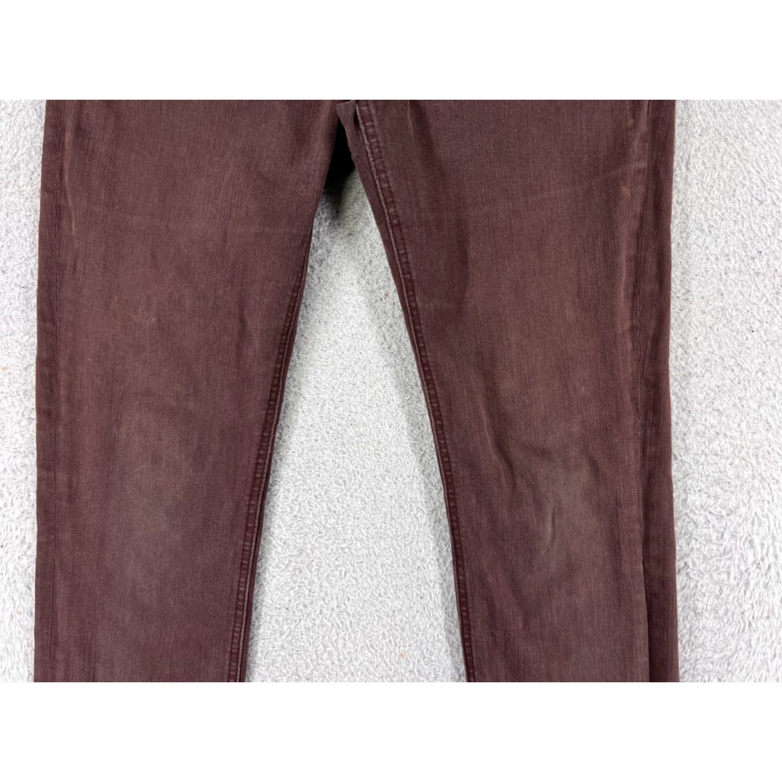 Miss Me Miss Me Jeans Women 30 Red Denim Skinny Pants 27x27 Womans Regular 5-Pocket Distressed Stretch Cotton Blend Vintage No Size 30" / US 8 / IT 44 - 3 Thumbnail