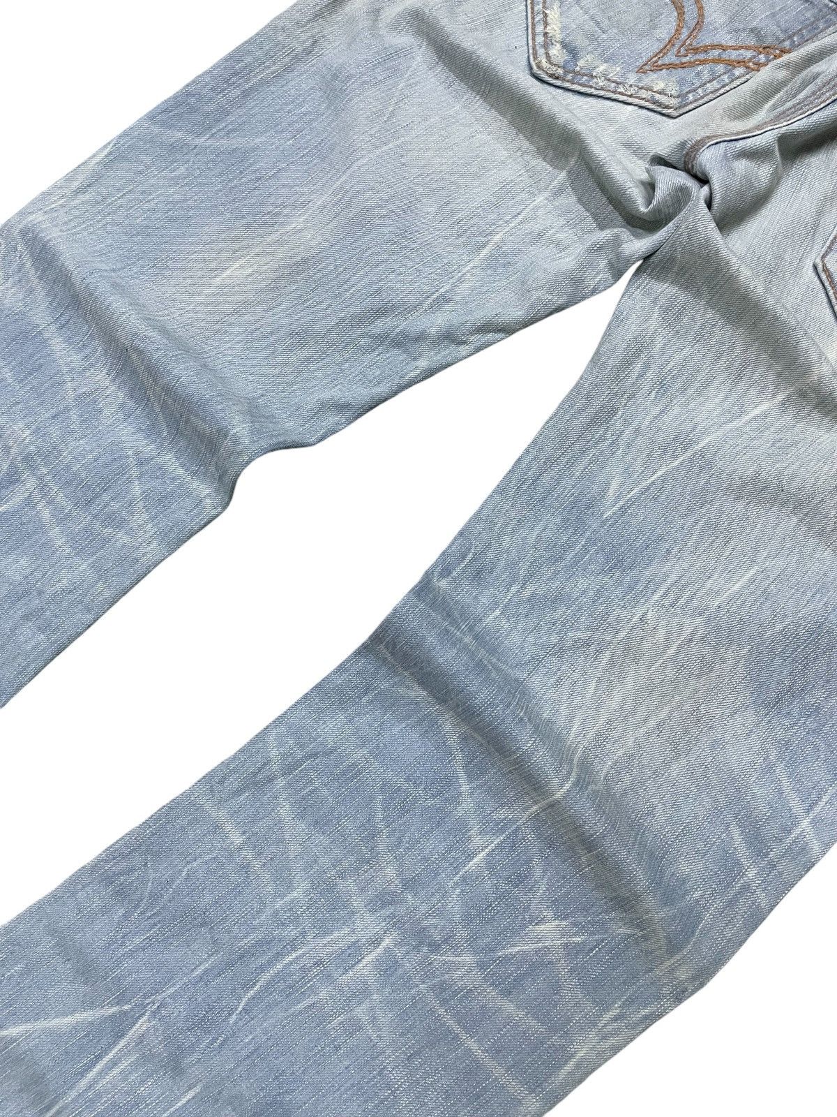 Edwin × Hysteric Glamour × Le Grande Bleu (L.G.B.) Edwin 503 Blue Trip Surf Edition Patched Flared Jeans Size US 30 / EU 46 - 15 Thumbnail