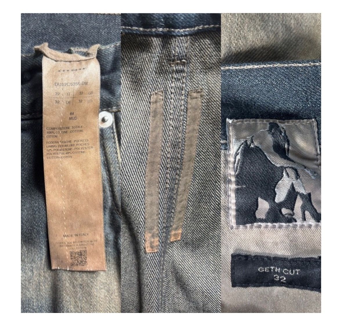 Rick Owens Rick Owens Geth Jeans Size US 32 / EU 48 - 3 Thumbnail