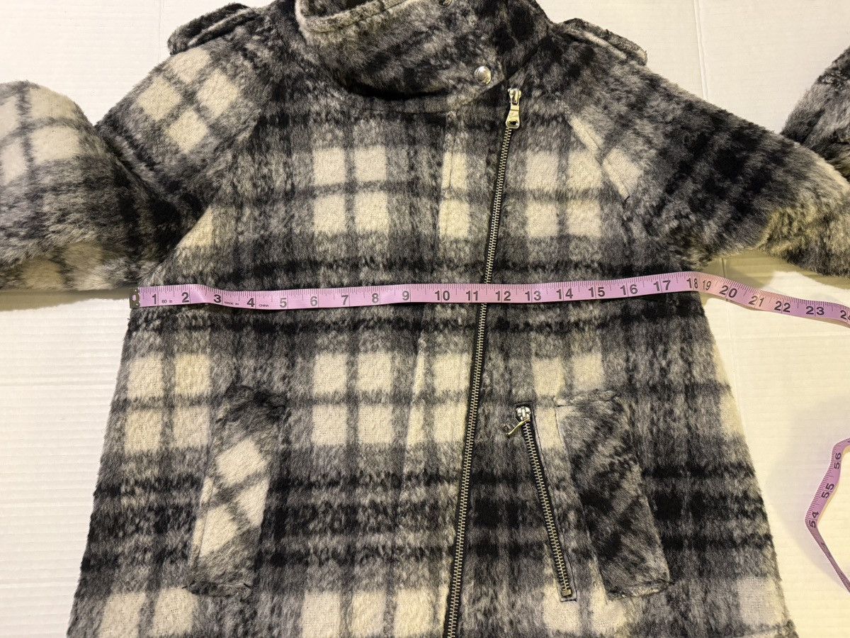 Guess Guess Los Angeles B&W Plaid Wool Moto 3/4 Sleeve Y2K Jacket Size S / US 4 / IT 40 - 9 Thumbnail