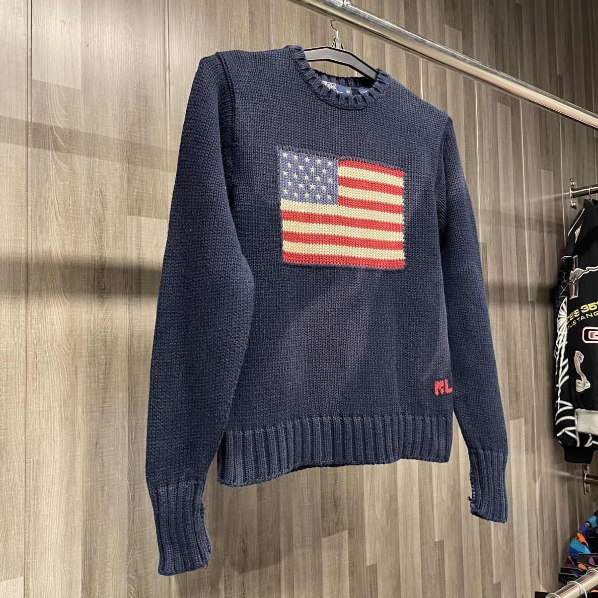 Polo Ralph Lauren Polo Ralph Lauren American Flag Sweater Size US M / EU 48-50 / 2 - 2 Thumbnail