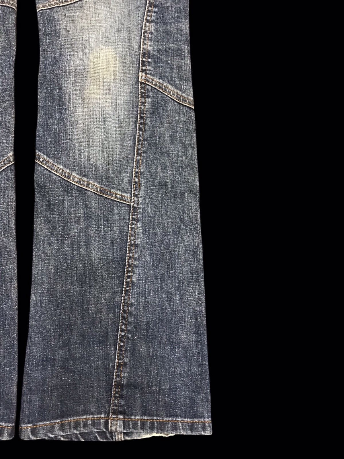 Designer × Japanese Brand 💥FLARE💥NICOLE Flare Assymetrical Seam Denim F73 Size US 31 - 12 Thumbnail