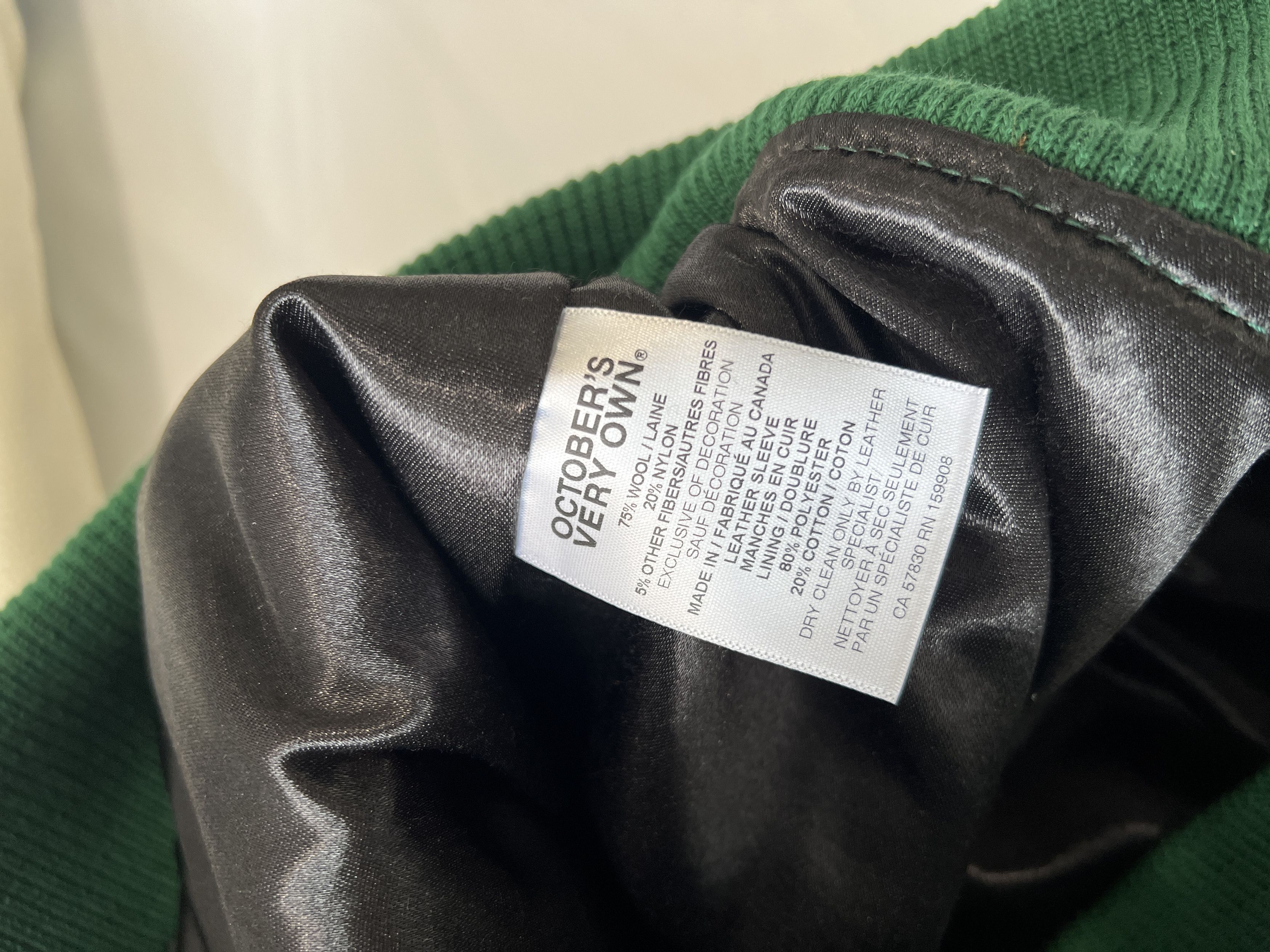 Drake OVO x NFL NEW YORK JETS OG VARSITY JACKET Size US XL / EU 56 / 4 - 8 Thumbnail