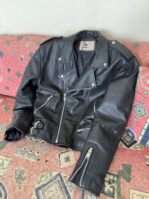 Vintage Vintage Ami London Leather Motorcycle Jacket U0022 | Grailed