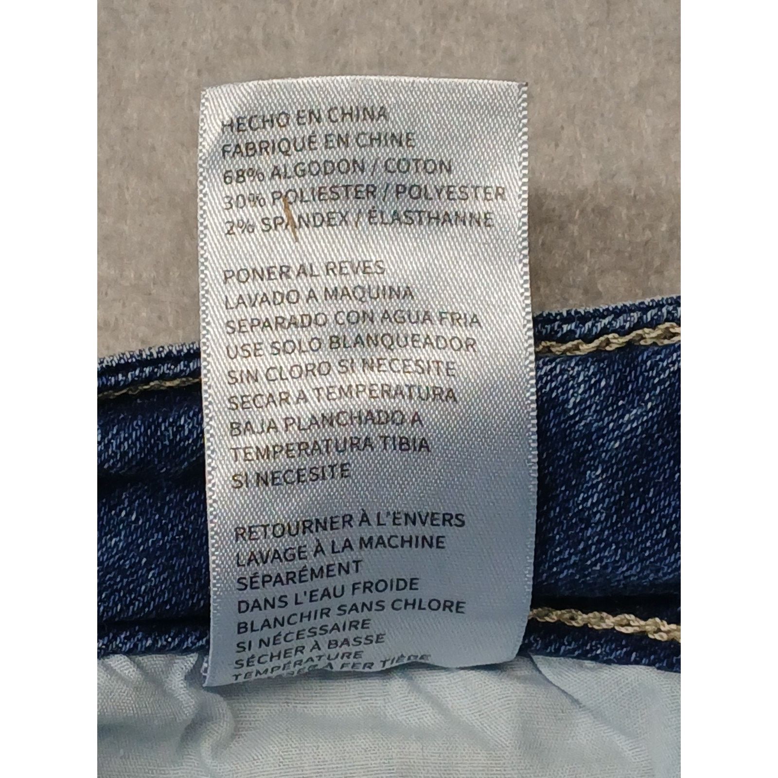 Other gemma Rae (7/28) Womens Skinny Straight Fit Blue Denim Jeans Size 26" / US 2 / IT 38 - 9 Thumbnail