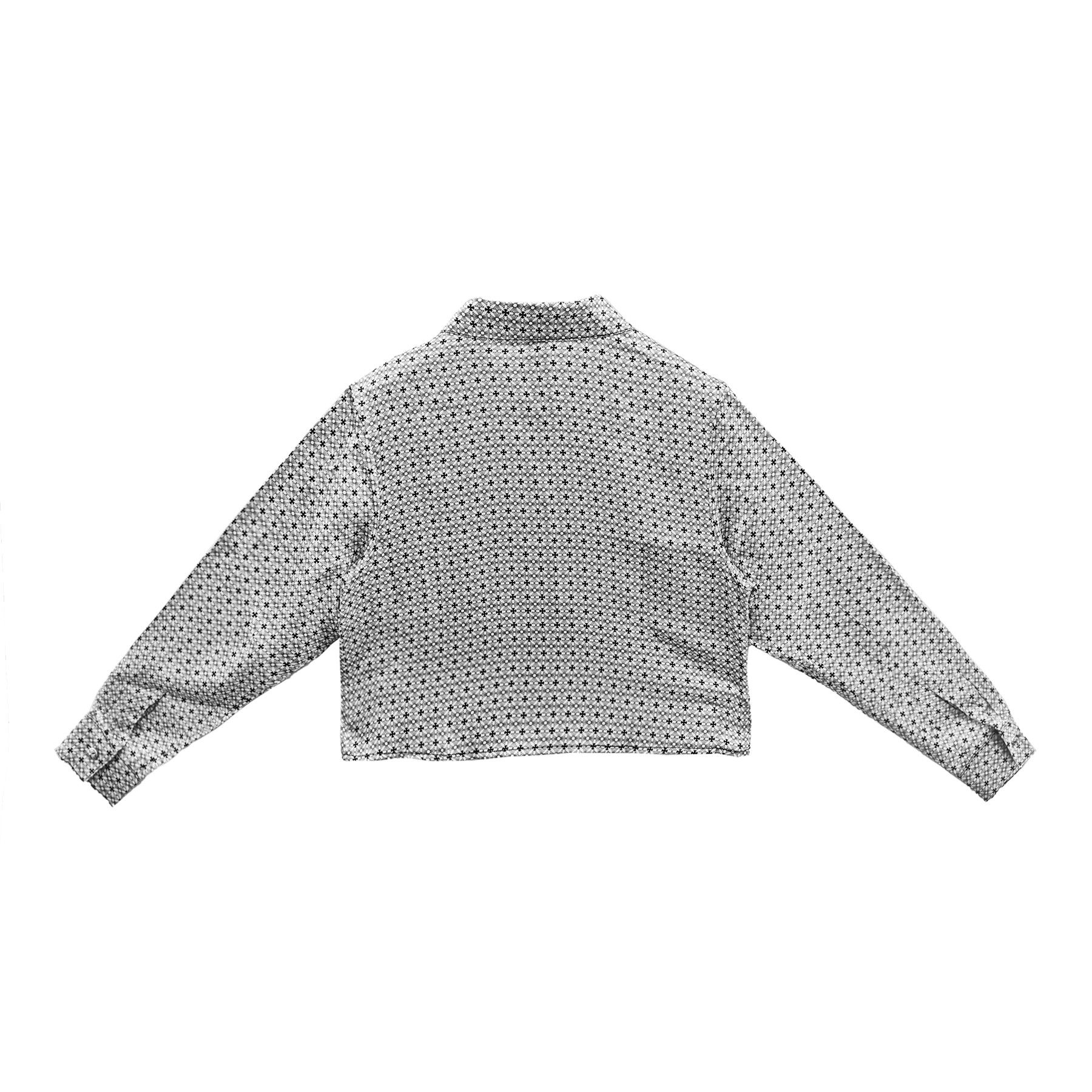 Chrome Hearts Chrome Hearts Tonal Monogram Silk Cropped Shirt Size S / US 4 / IT 40 - 2 Thumbnail