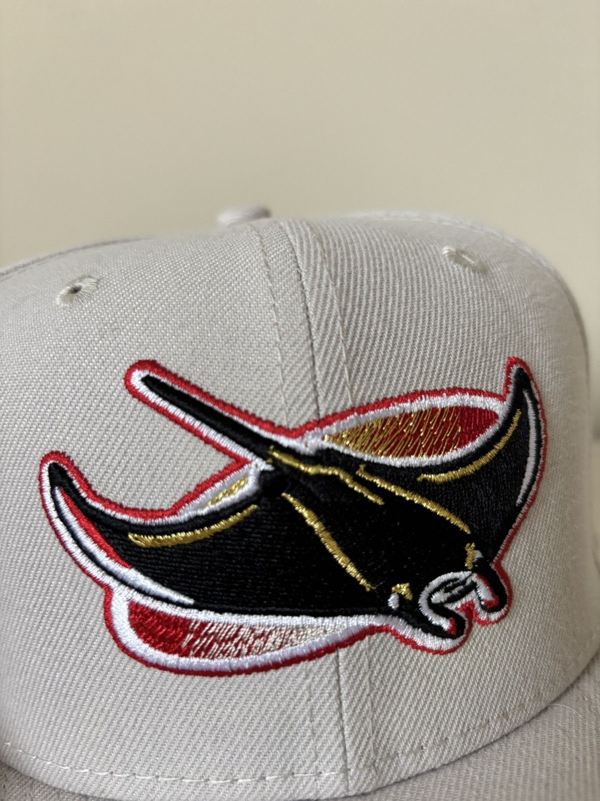 Topperz Tampa Bay Rays Fitted Size 7 1/2 Topperz Size ONE SIZE - 2 Thumbnail