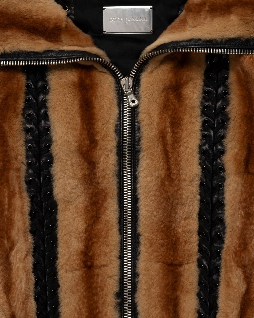 Dolce & Gabbana SS2003 Weasel Fur Aviator Jacket Size US M / EU 48-50 / 2 - 2 Thumbnail