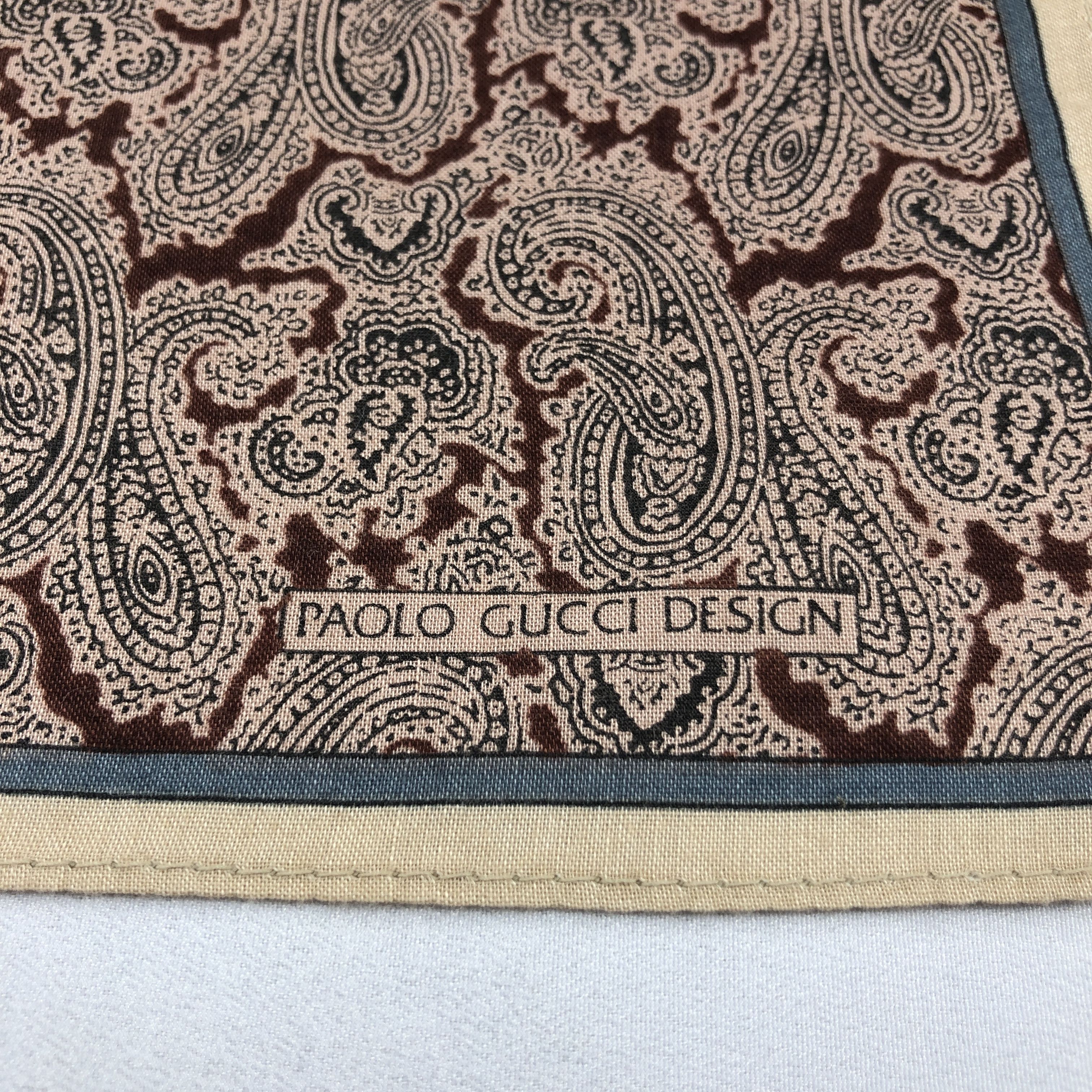 Paolo Gucci Paolo Gucci Handkerchief Neckerchief Bandana H2916 Size ONE SIZE - 3 Thumbnail