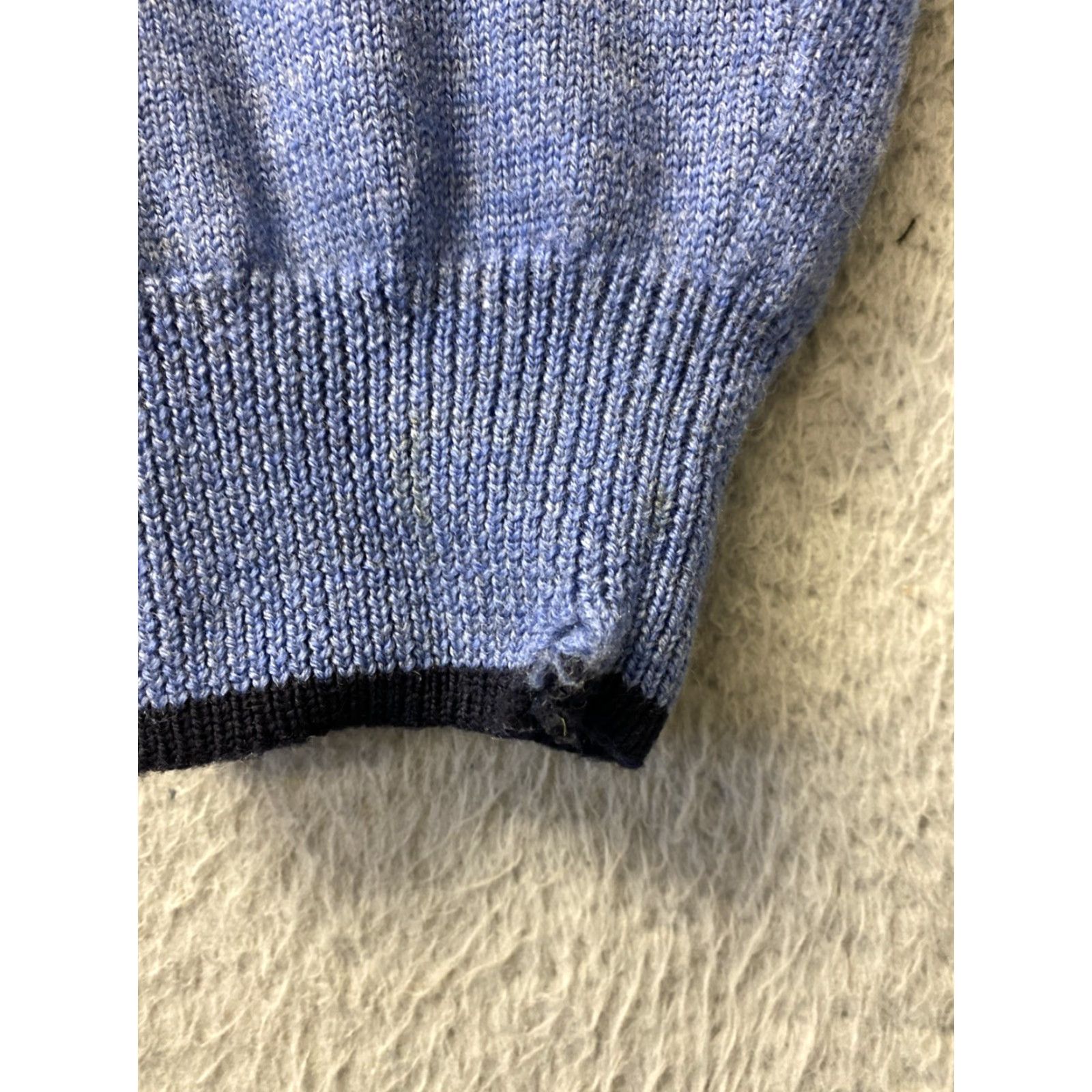 Brooks Brothers VINTAGE Brooks Brothers 1/4 Zip Sweater Mens Large Argyle Pattern Blue /0592 Size US L / EU 52-54 / 3 - 5 Thumbnail