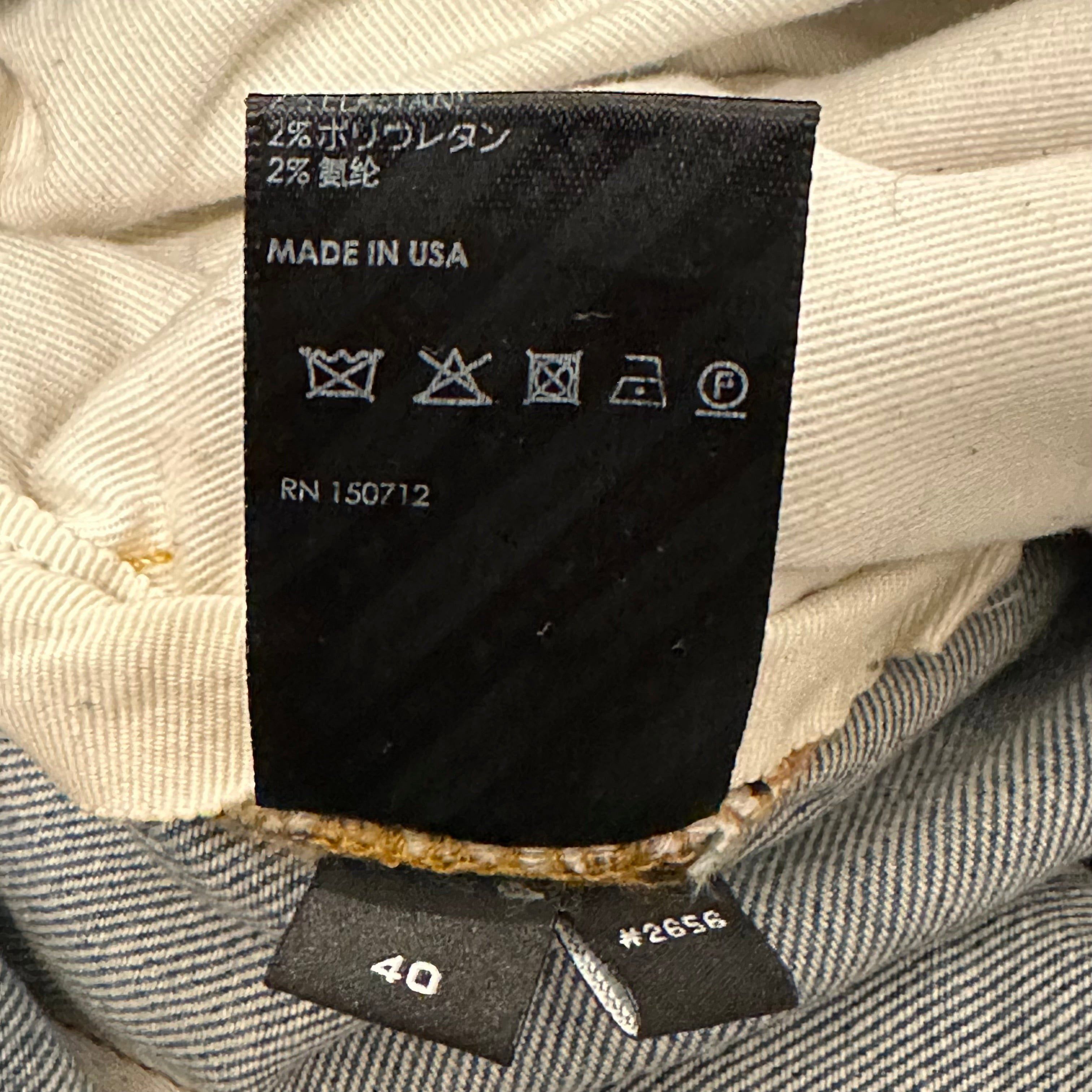 Amiri Amiri MX2 Multicolor Flannel Blue Denim Jeans Sz 40 Size US 40 / EU 56 - 5 Thumbnail