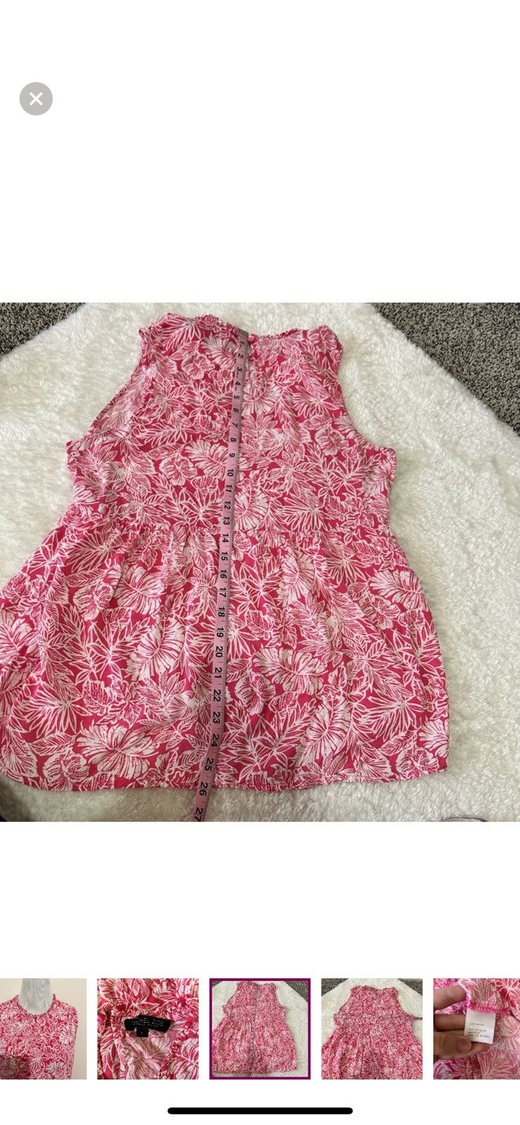 Rachel Zoe Rachel Zoe large floral sleeveless blouse Size L / US 10 / IT 46 - 2 Thumbnail