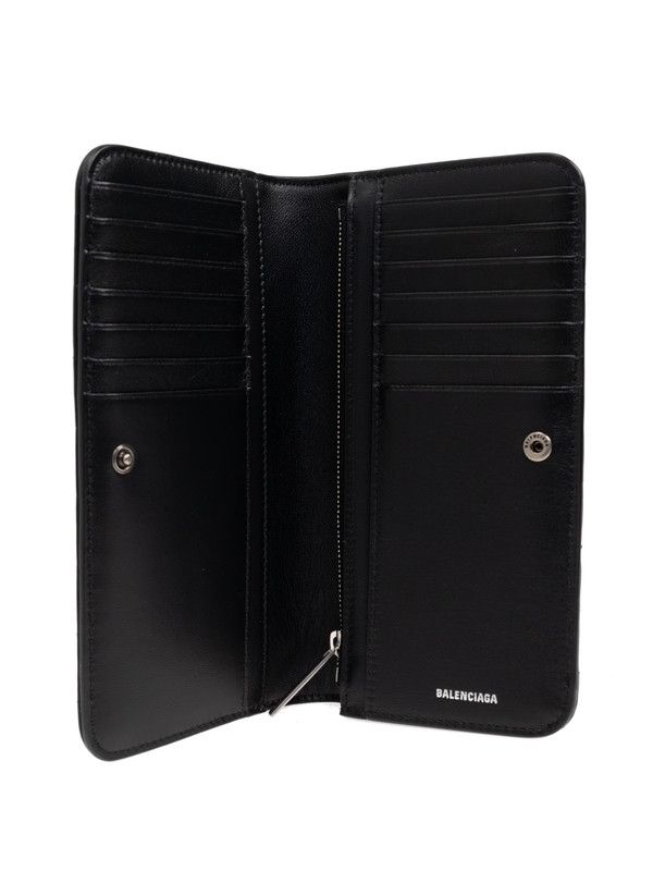 Balenciaga o1srvl11e0325 Size: OS / Monaco Vertical Long Wallet Black Size ONE SIZE - 2 Thumbnail