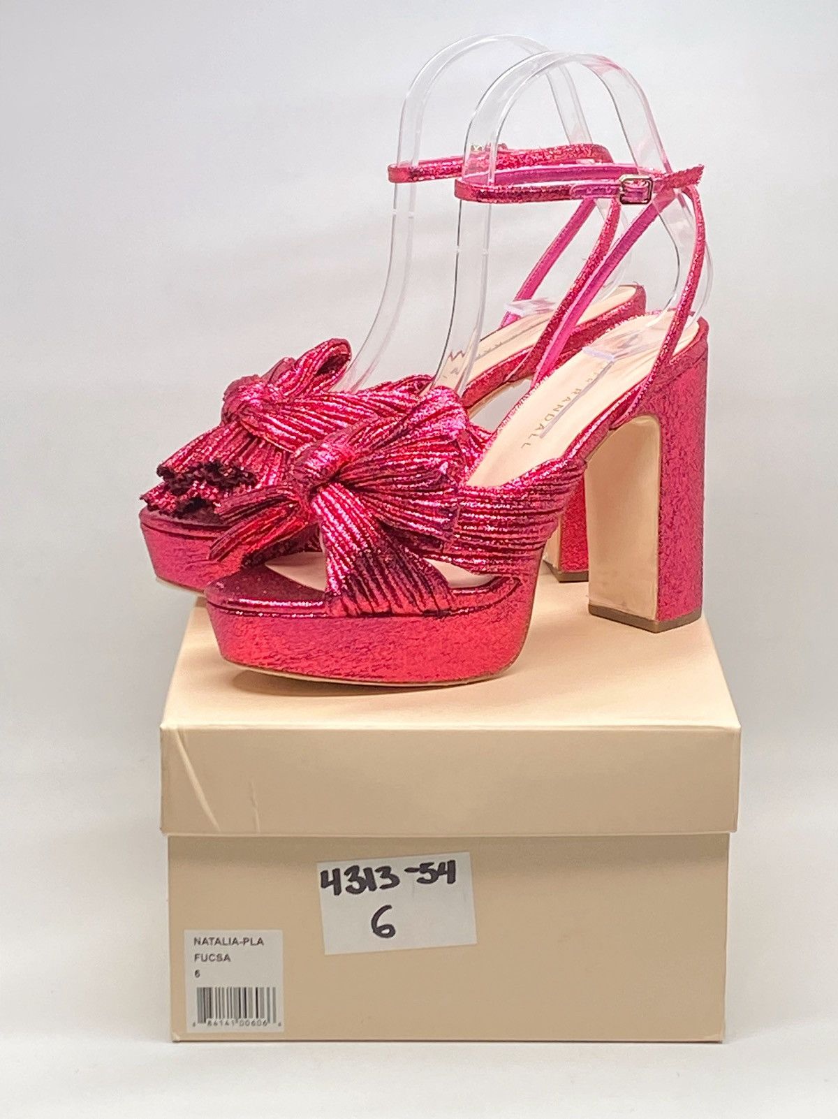Loeffler Randall Loeffler Randall Natalia Pleated Bow Platform Sandals size 6 Size US 6 / IT 36 - 14 Thumbnail