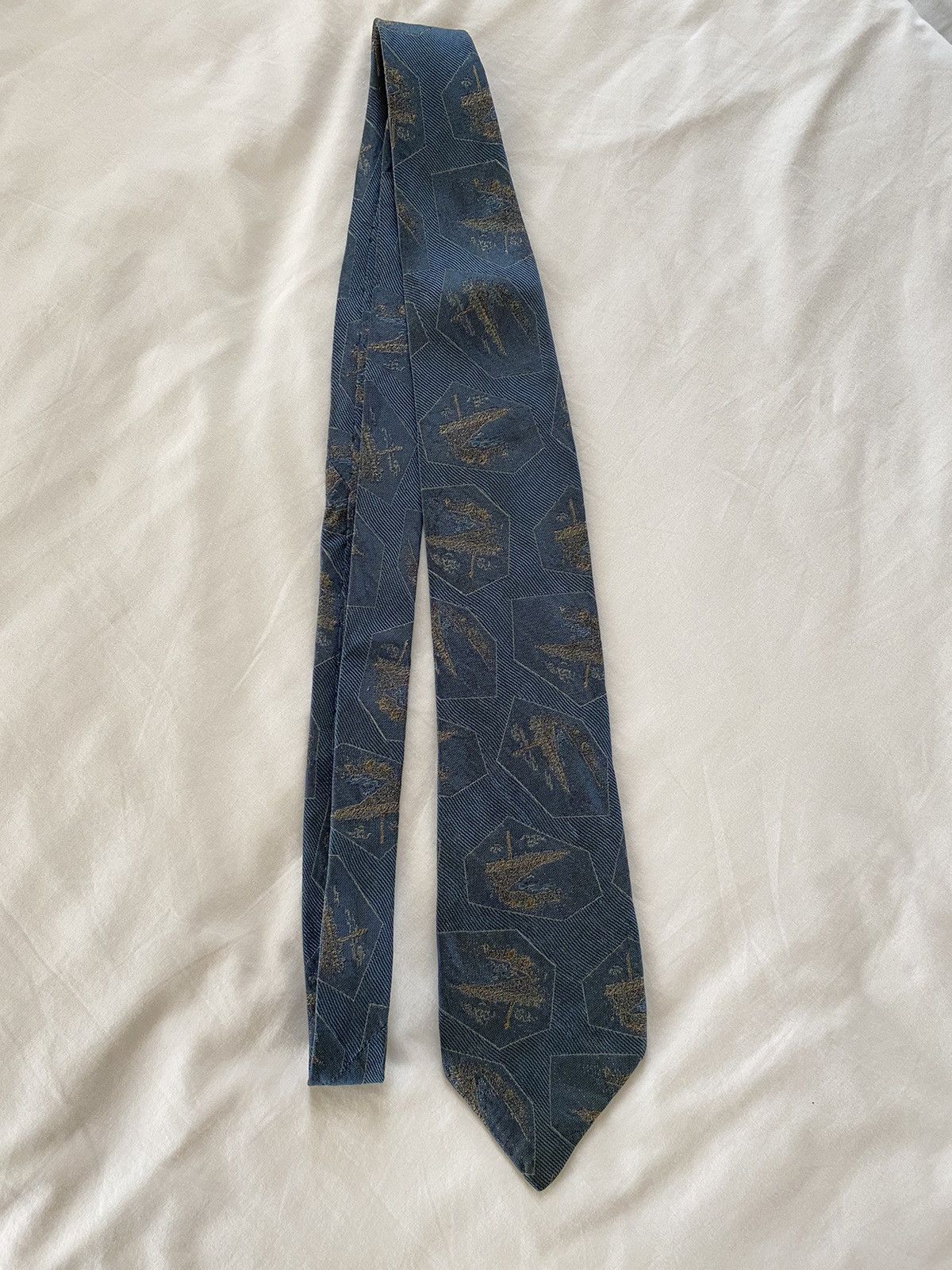Courreges blue tie