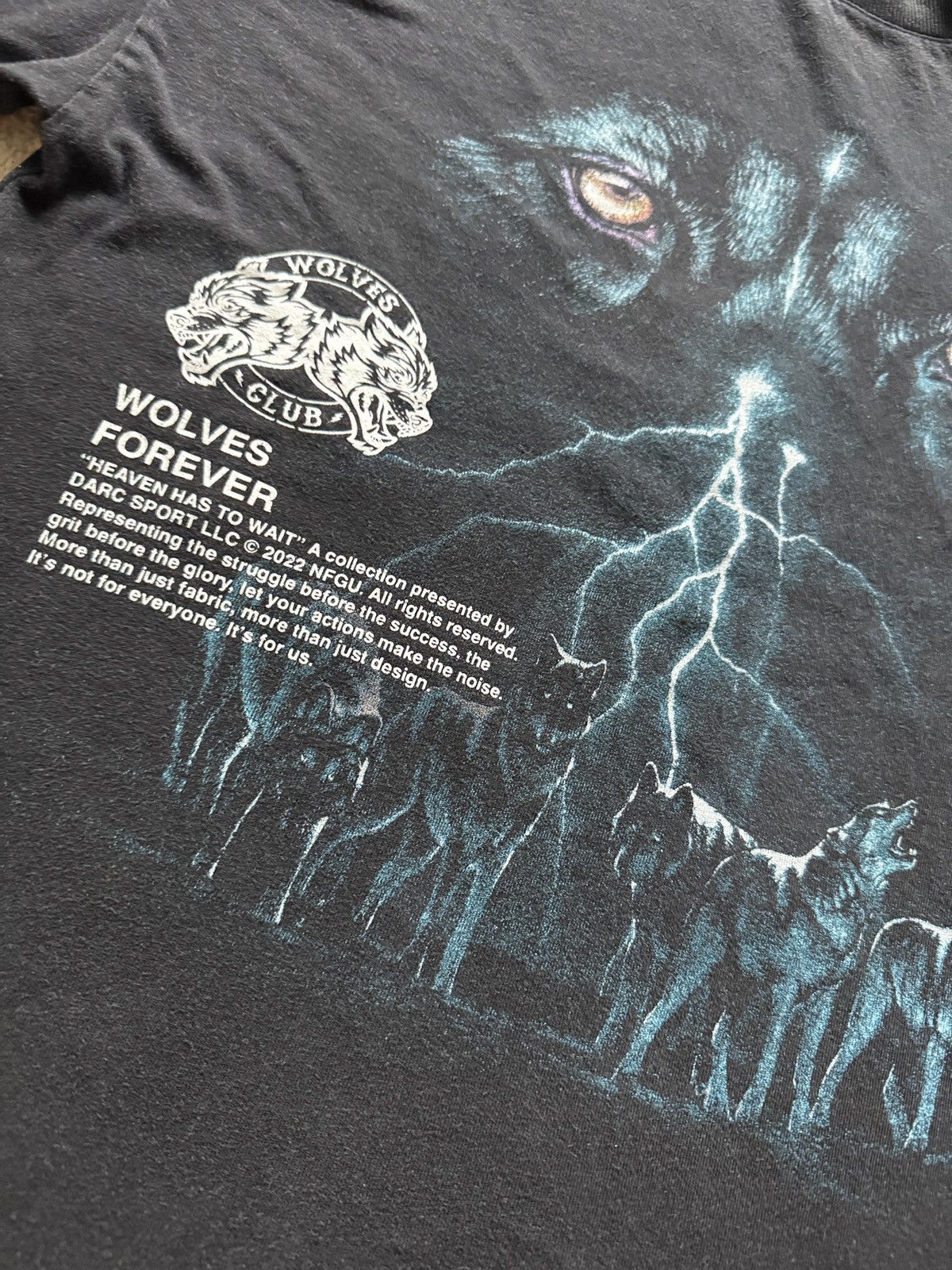 Darc Sport Darc Sport Wolves Forever Lightning T-Shirt Medium