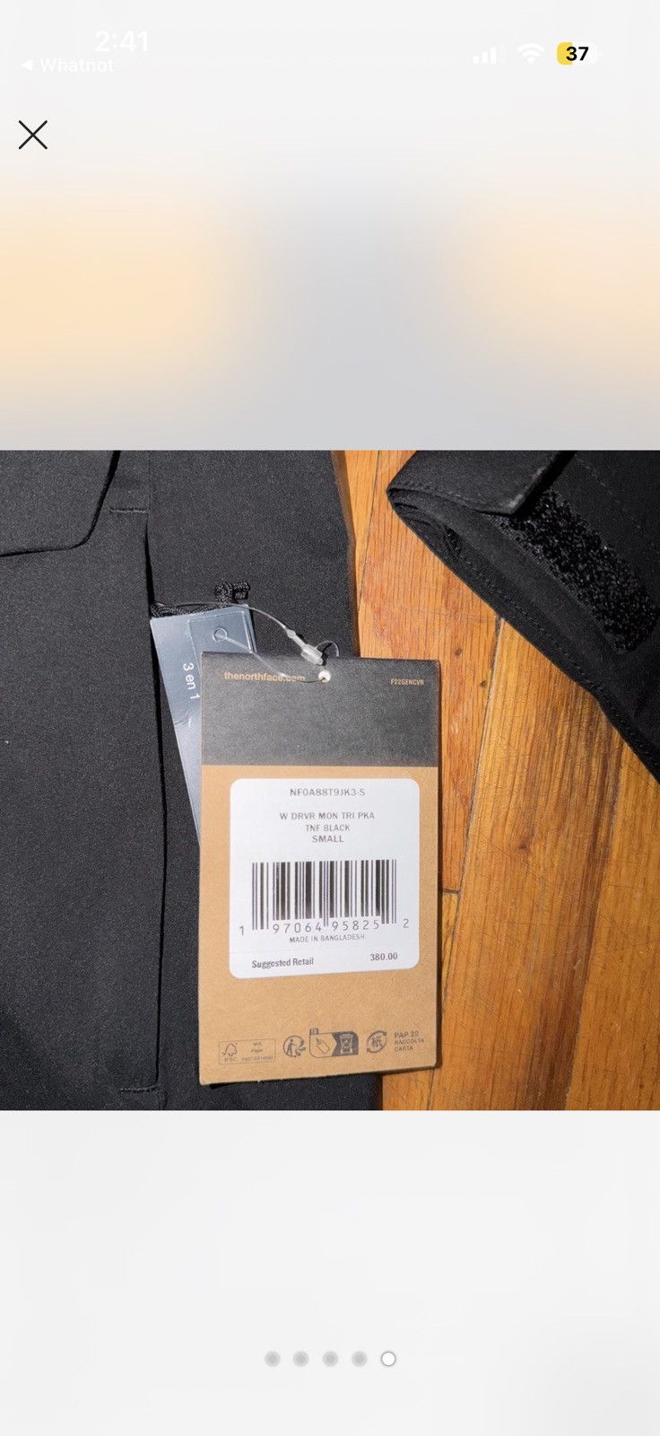 The North Face North Face Black Parka Jacket Women’s Small (NF0A88T9JK3) Size S / US 4 / IT 40 - 5 Thumbnail