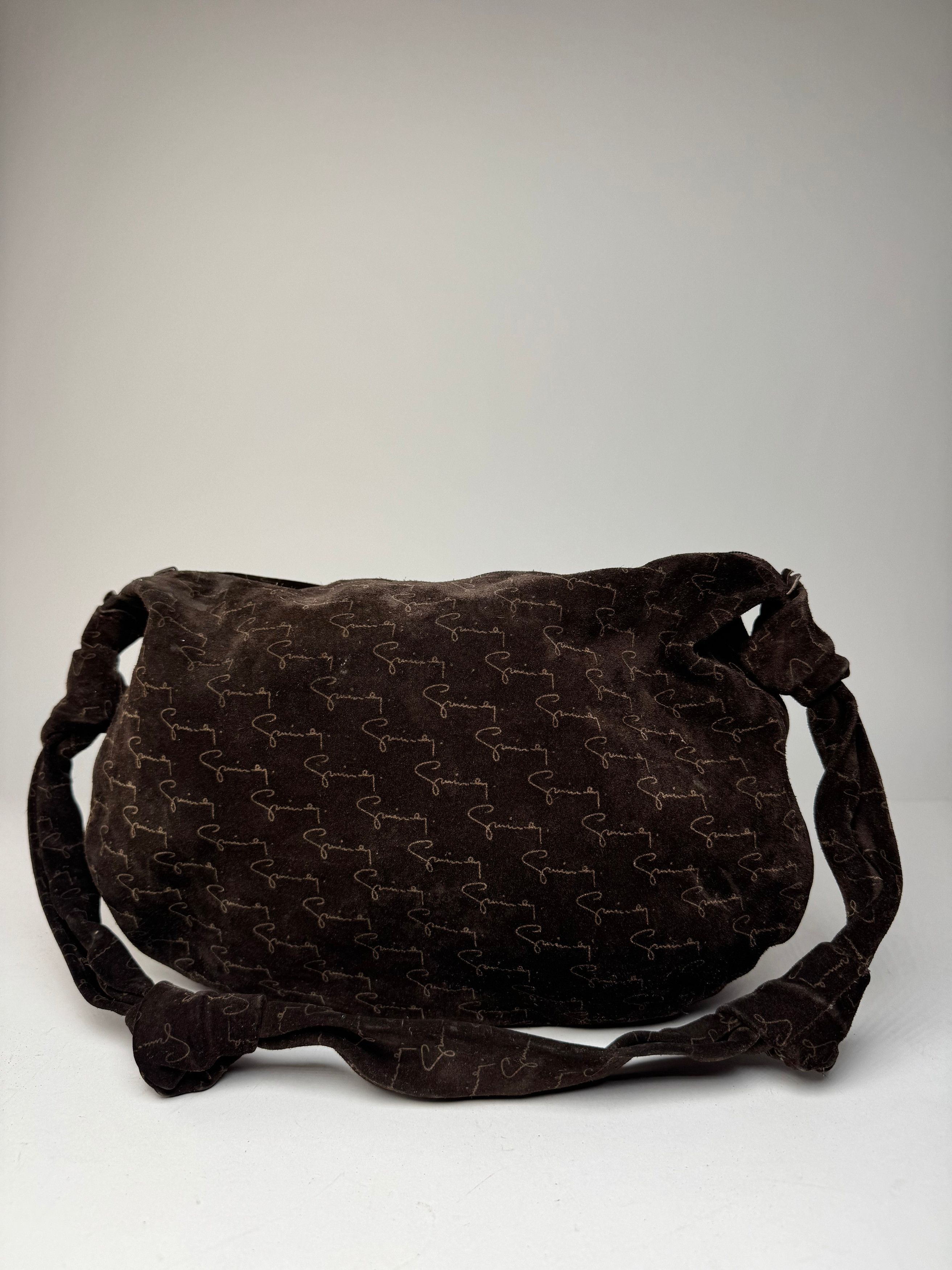 Givenchy Vintage Suede Monogram Shoulder Bag Brown beige Size ONE SIZE - 1 Thumbnail