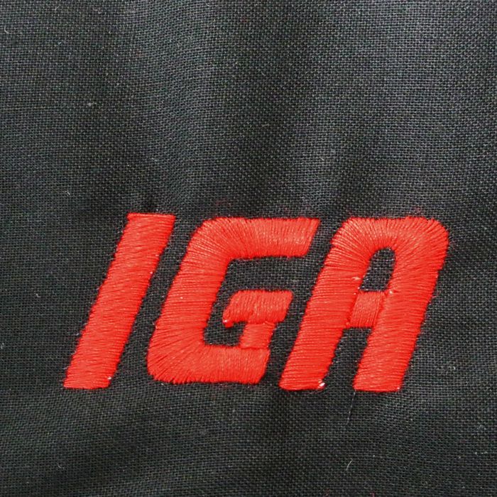 Gildan IGA Grocery Store Employee Uniform Black Sweatshirt | Grailed