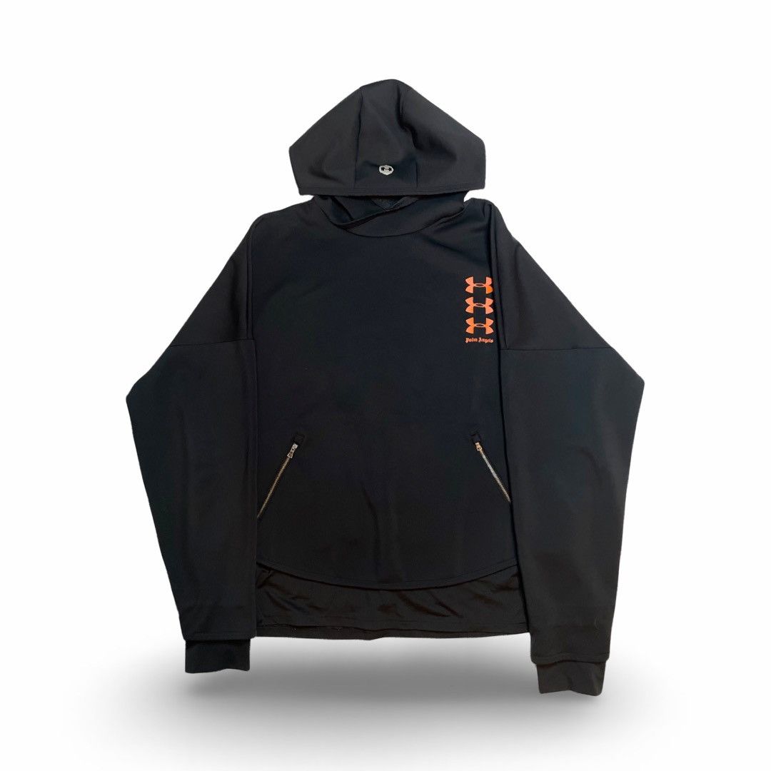 Palm Angels Under Armour Palm Angels X Under Armor Hoodie Black Grailed