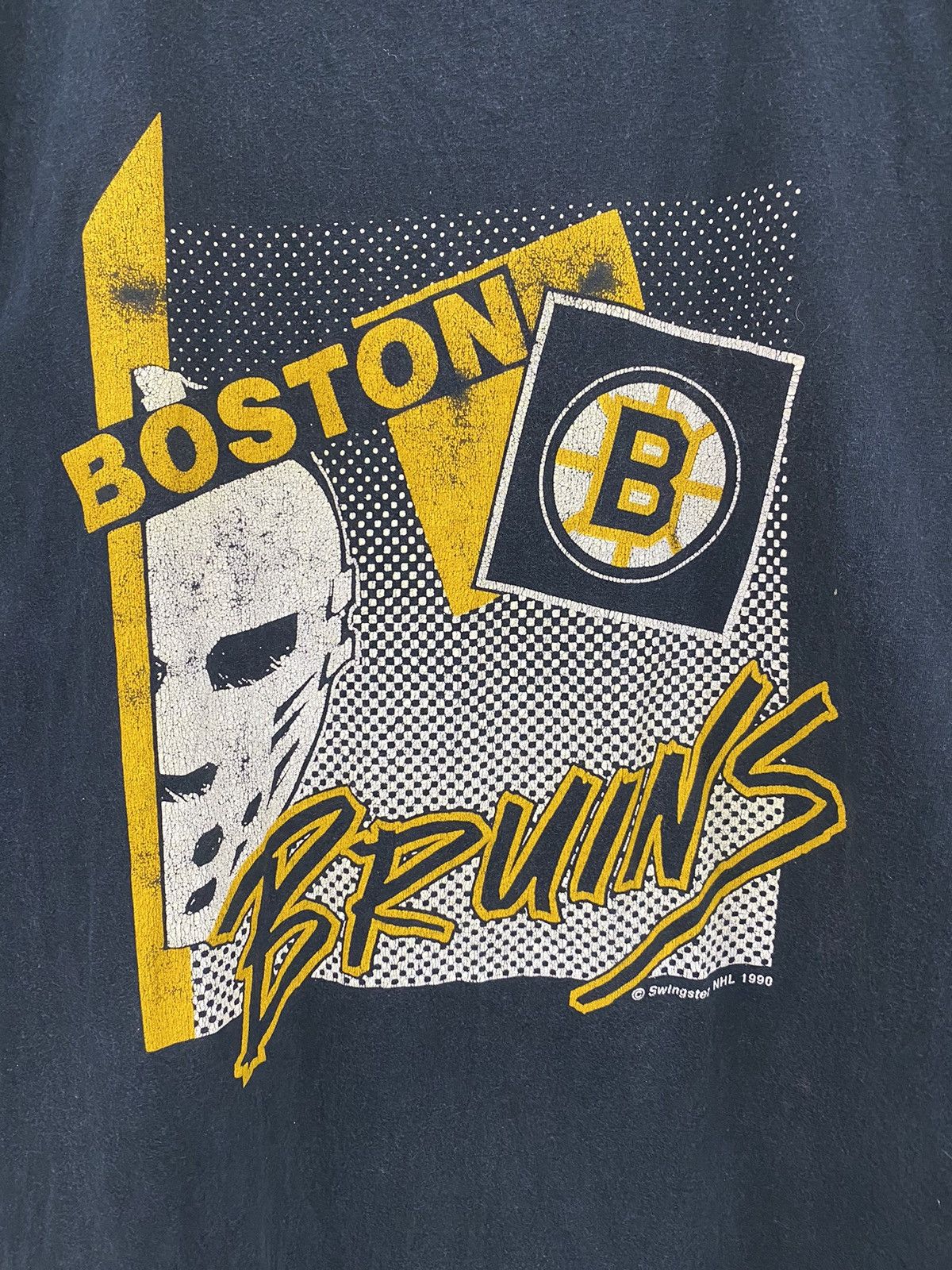 NHL Vintage 90s Boston Bruins NHL Tees Size L Size US L / EU 52-54 / 3 - 3 Thumbnail