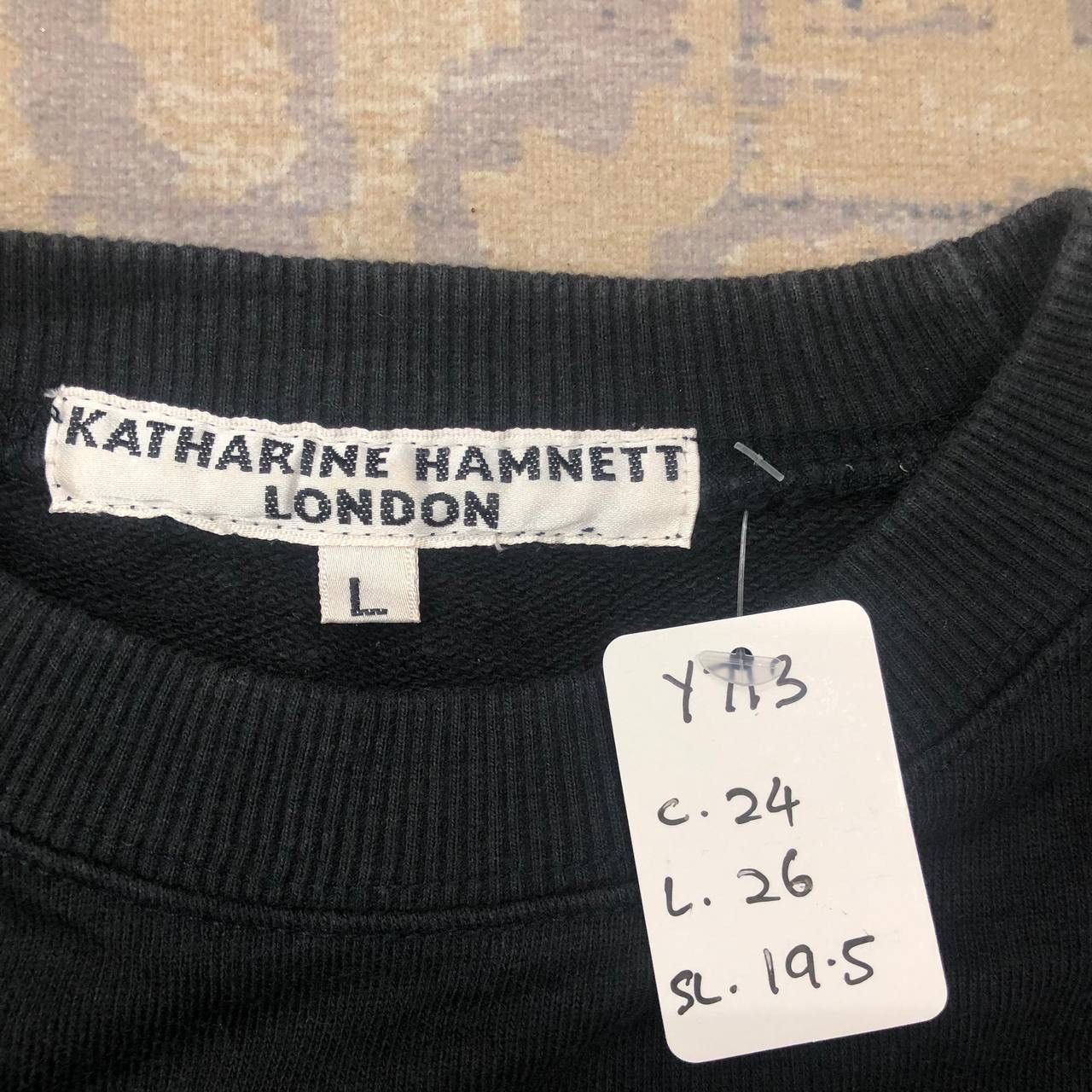 Katharine Hamnett London Y713. KATHARINE HAMNETT LONDON SWEATSHIRTS Size US L / EU 52-54 / 3 - 11 Thumbnail
