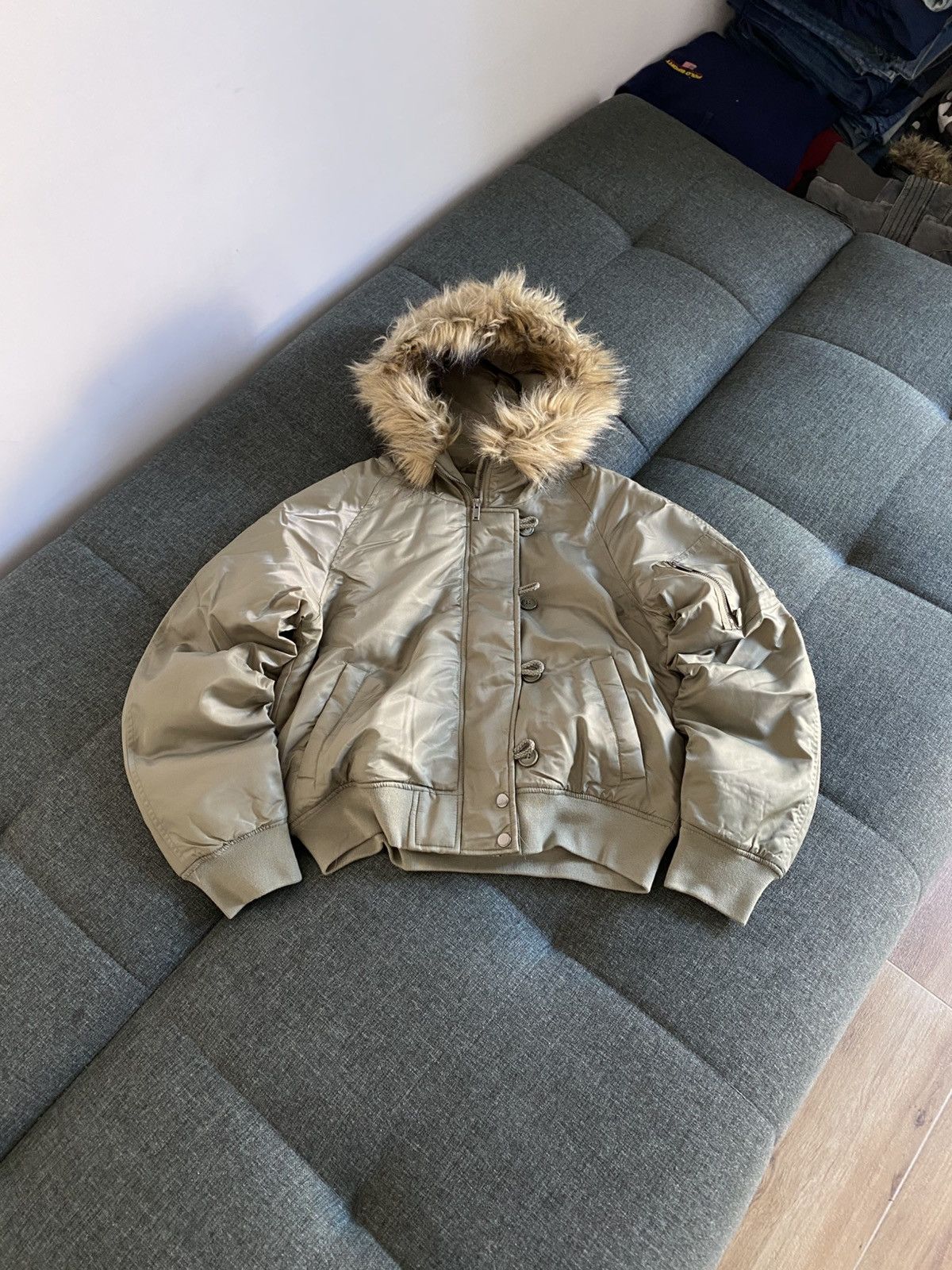 Hysteric Glamour Vintage Avant Garde Bomber Jacket Faux Fur Mohair Boxy Y2K Size US S / EU 44-46 / 1 - 1 Thumbnail