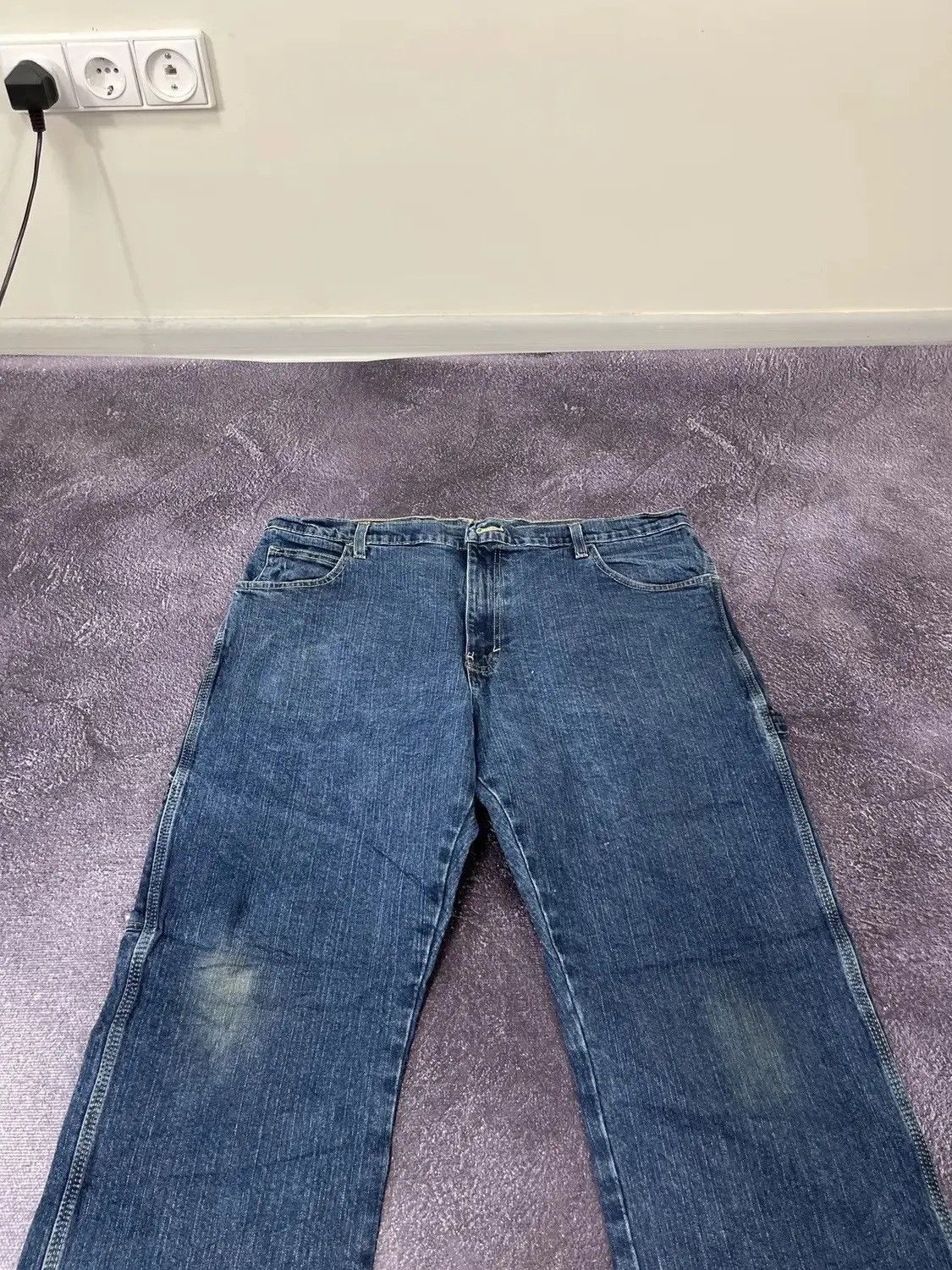 Dickies × Vintage Vintage Dickies Y2K Work Blue American Denim Baggy Jeans Size US 36 / EU 52 - 6 Thumbnail