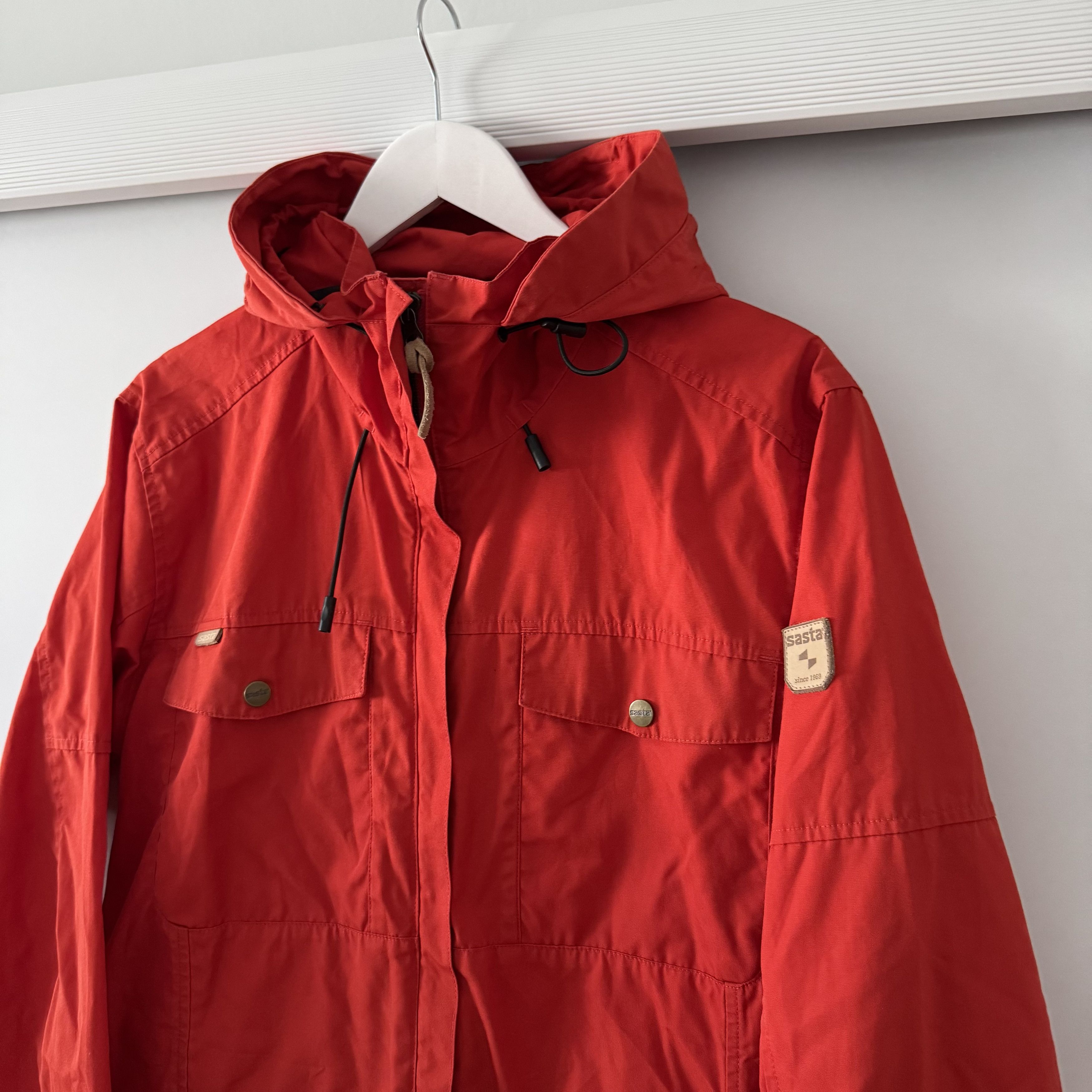 Arc'teryx Women's Sasta Sweden Outdoor Red/Orange Hooded Jacket Size M / US 6-8 / IT 42-44 - 6 Thumbnail