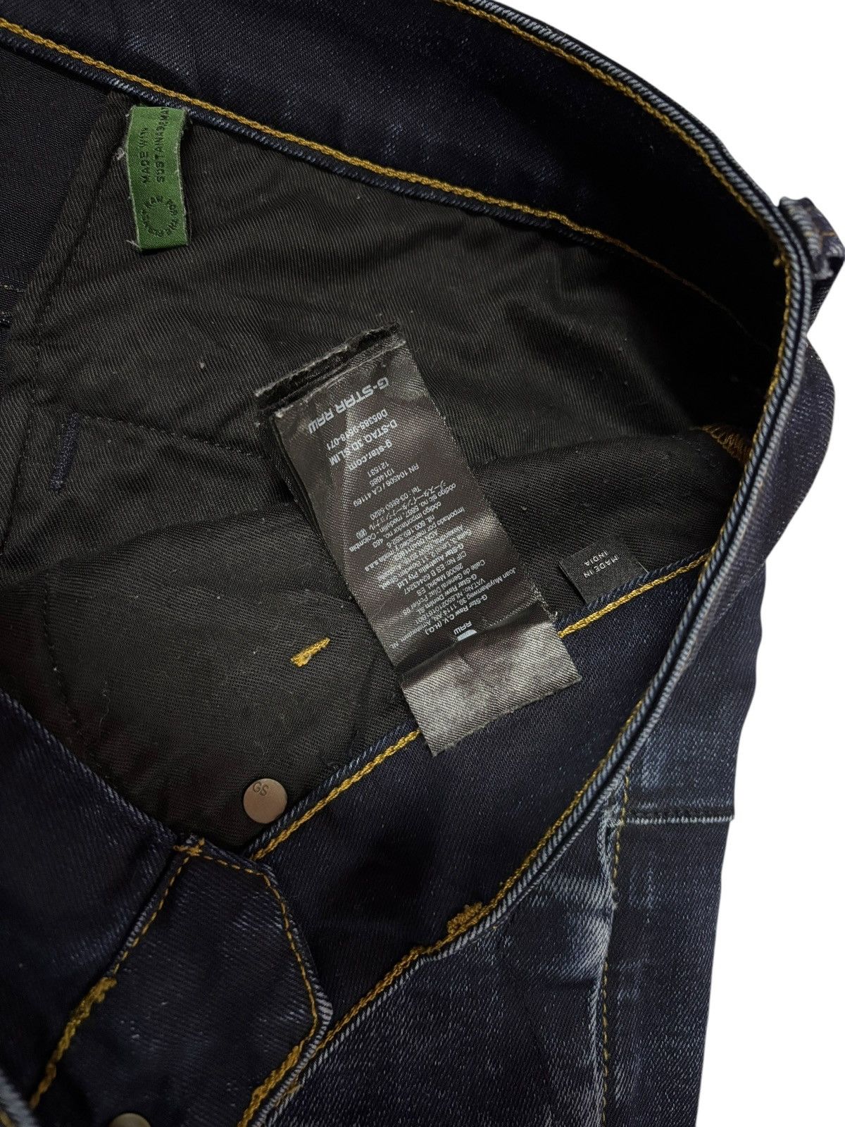 G-Star Vtg G Raw D-Staq G-Star 3D Distressed Jeans Size US 33 - 8 Thumbnail