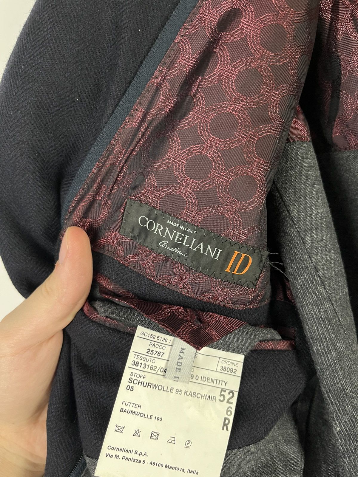 Corneliani Corneliani Luxury Wool & Cashmere Blazer Jacket Madein Italy Size 42R - 7 Thumbnail