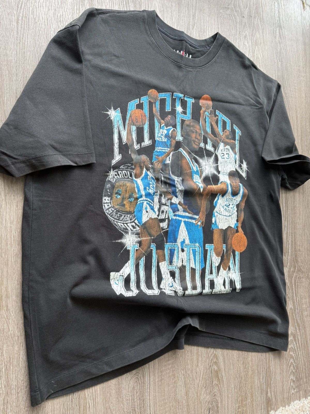 Jordan Brand Vintage Jordan UNC tee Size US L / EU 52-54 / 3 - 3 Thumbnail