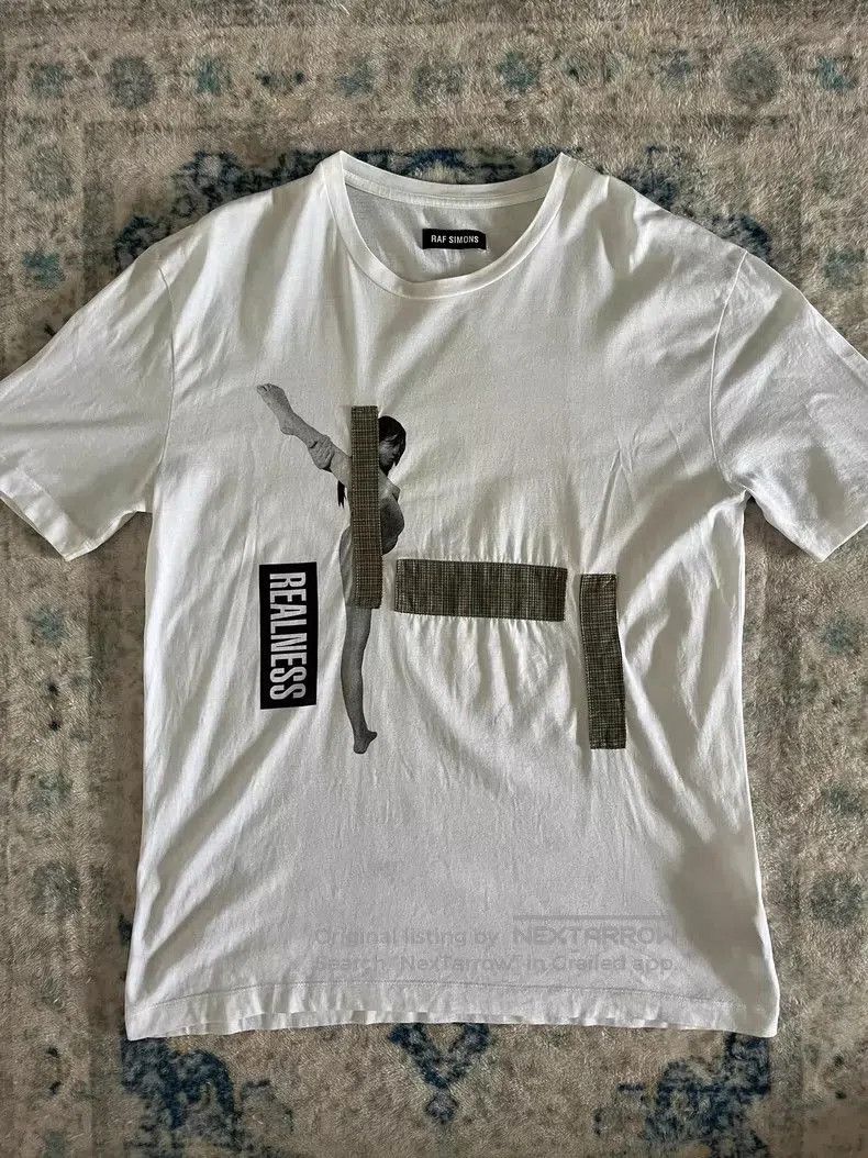Raf Simons 2011 White Short Sleeve Tee .