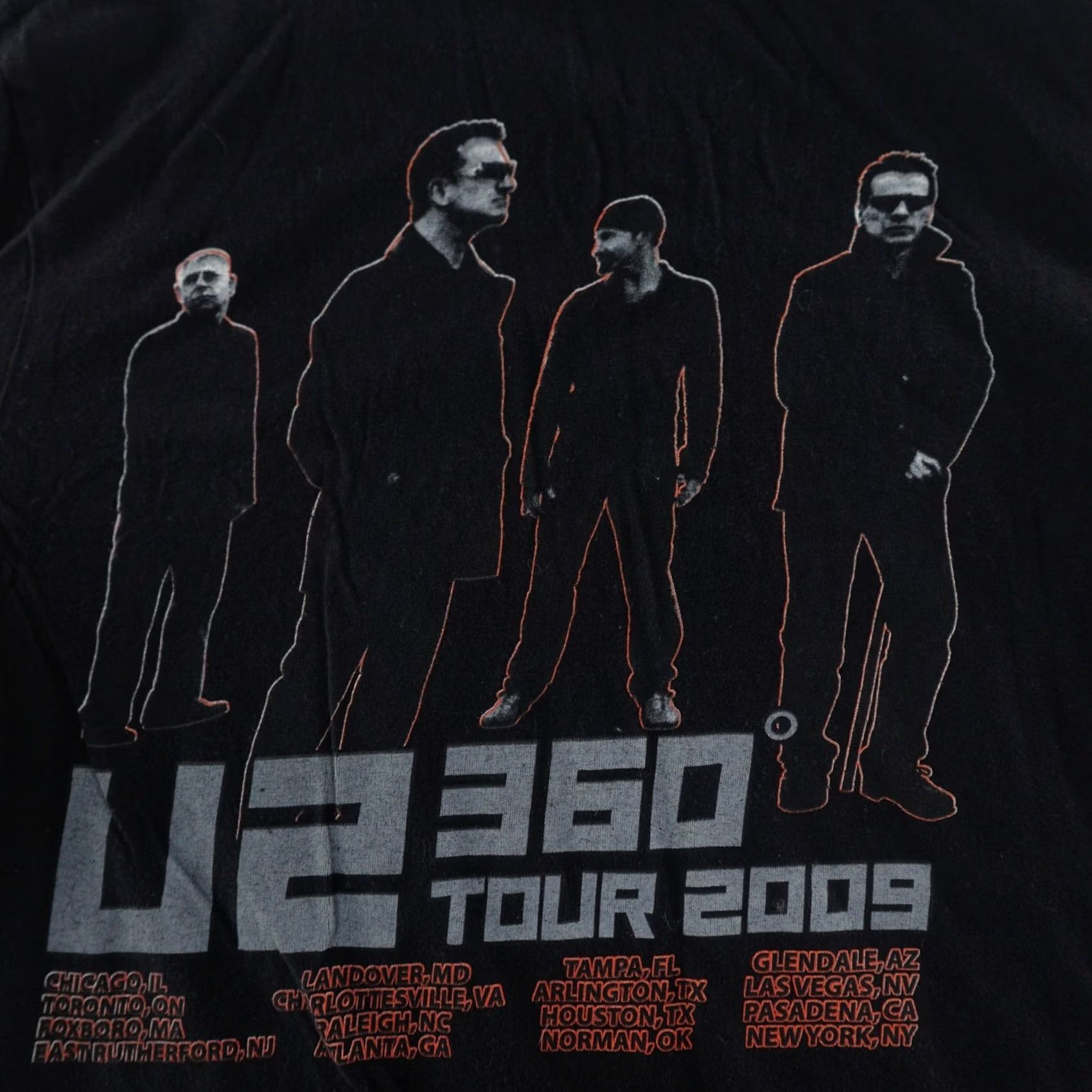 Vintage U2 Rock Band 360 Tour Womens 2XL T-Shirt Black Crew Neck Rudolph 2XL Womens45 Size XXL / US 16-18 / IT 52-54 - 5 Thumbnail