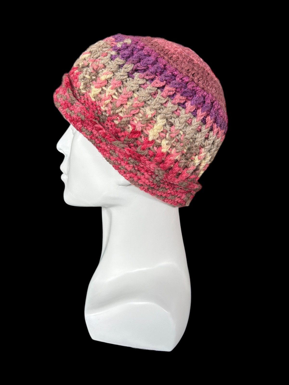 Japanese Brand × Kapital × Vintage Crochet Knitted handmade Beanie Hats ☠️☠️ Size ONE SIZE - 1 Thumbnail