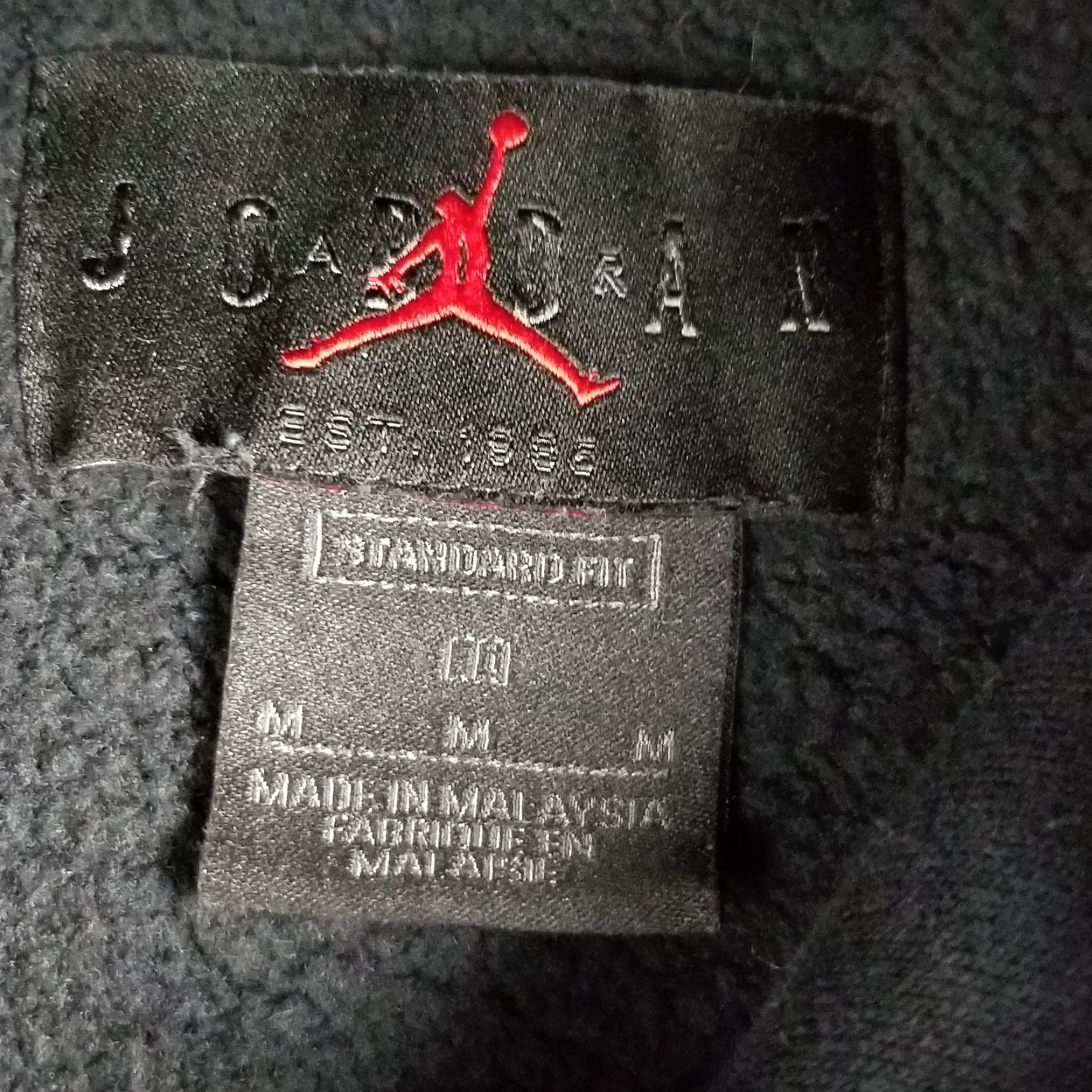Jordan Brand Jordan Hoodie Men MEDIUM Embroidered Jumpman Holiday Black CT3457-010 Size US M / EU 48-50 / 2 - 2 Thumbnail