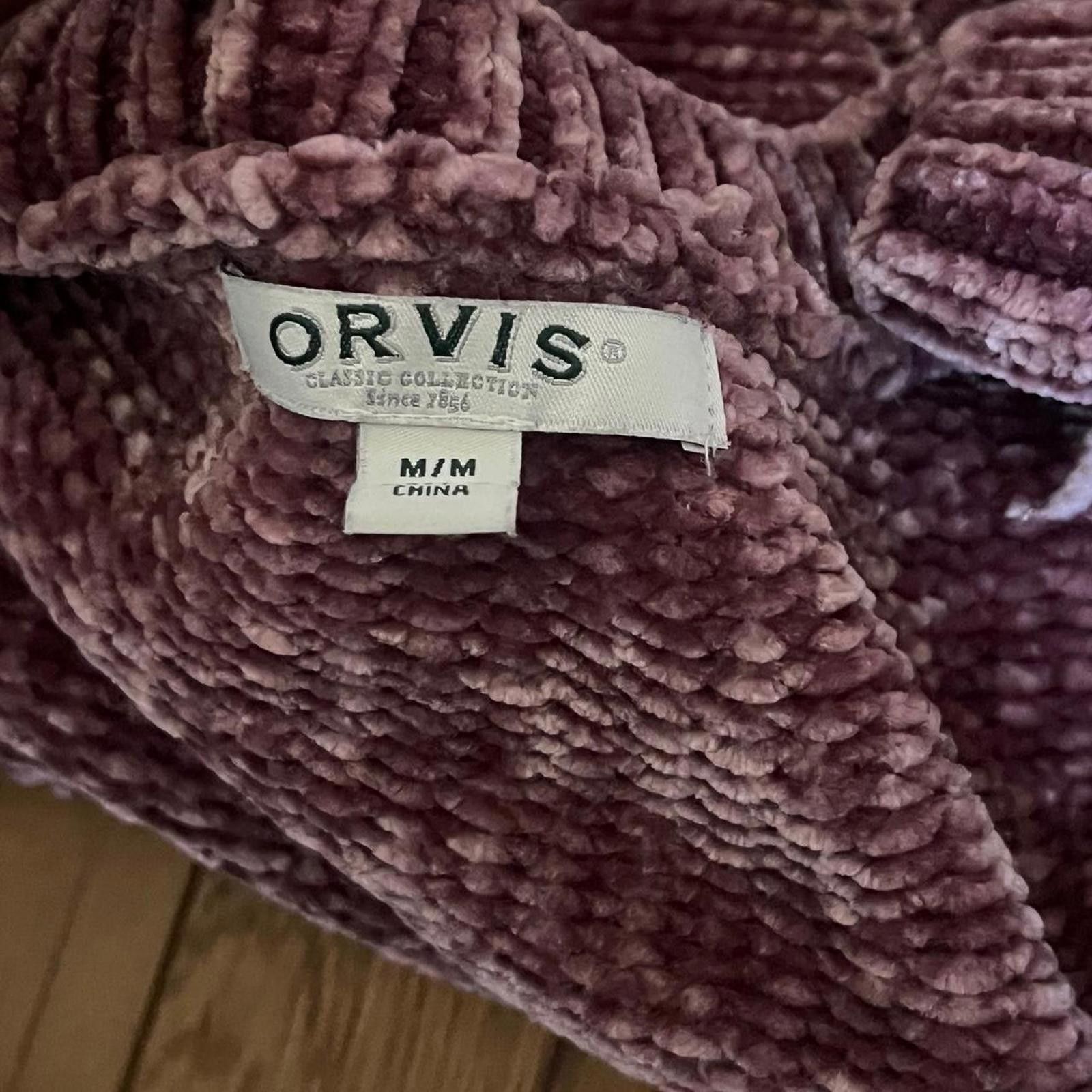 Orvis Orvis Women's Burgundy Sweater Size S / US 4 / IT 40 - 4 Thumbnail