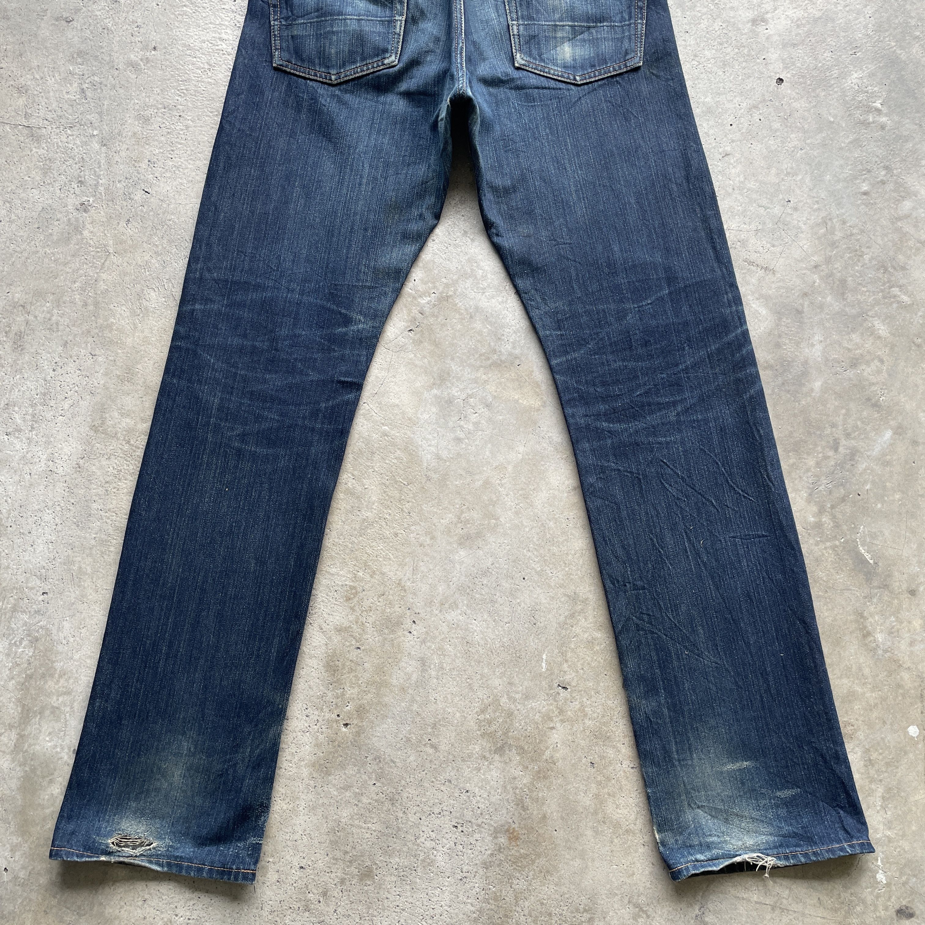 Japanese Brand × Jean Vintage Beams Dark Blue Denim Jeans Pants Japanese Brand W32 Size US 32 / EU 48 - 10 Thumbnail