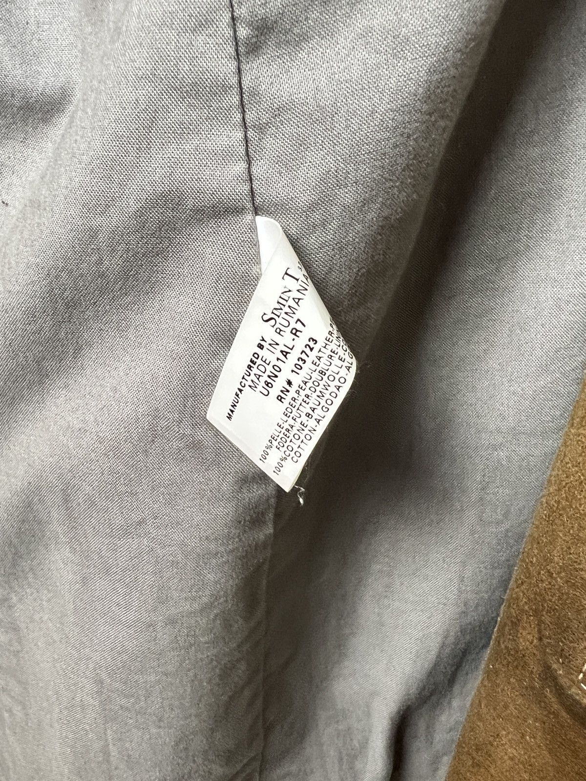 Giorgio Armani armani y2k archive chore work leather jacket Size US L / EU 52-54 / 3 - 12 Thumbnail