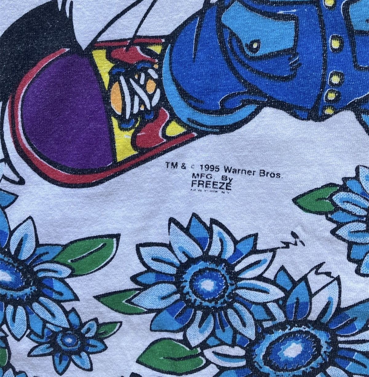 Vintage 1995 Looney Toons Tweety & Sylvester T-Shirt AOP 90s Vintage Size US XL / EU 56 / 4 - 8 Thumbnail