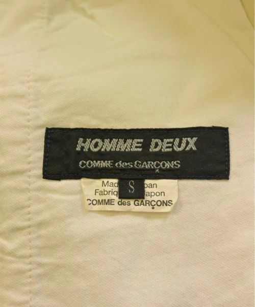 Comme des Garcons Homme Deux Casual Pants Polyester Zipper Hem Plain Slacks Off White Size US 29 - 8 Thumbnail
