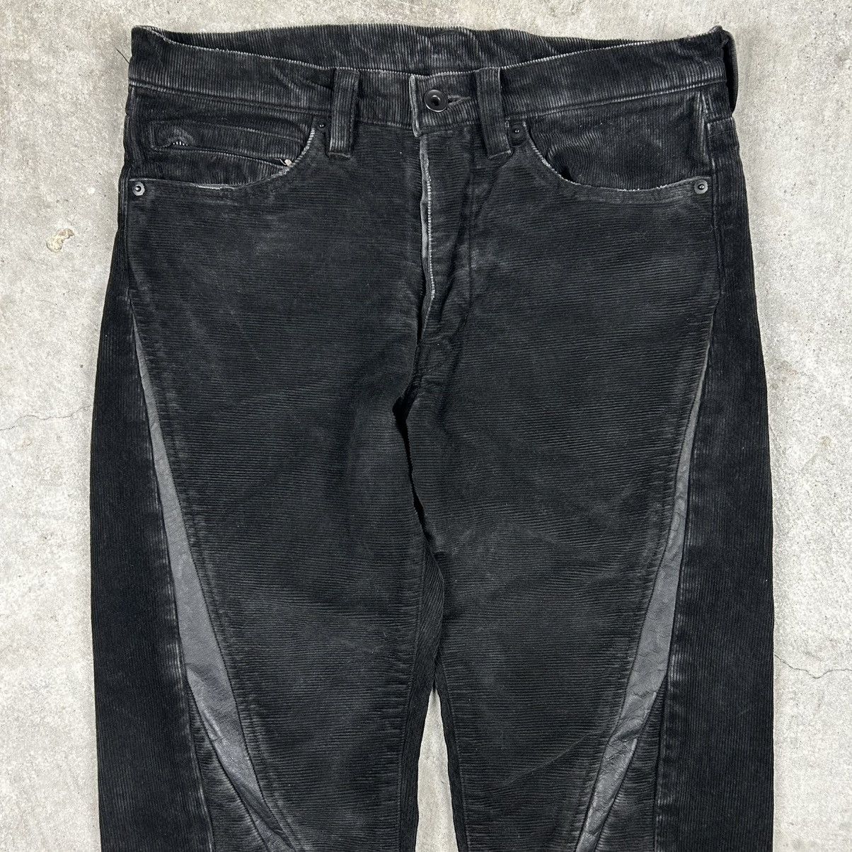S/STERE S/STERE 2011AW Corduroy DeerSkin Panel Pants Size US 28 / EU 44 - 3 Thumbnail