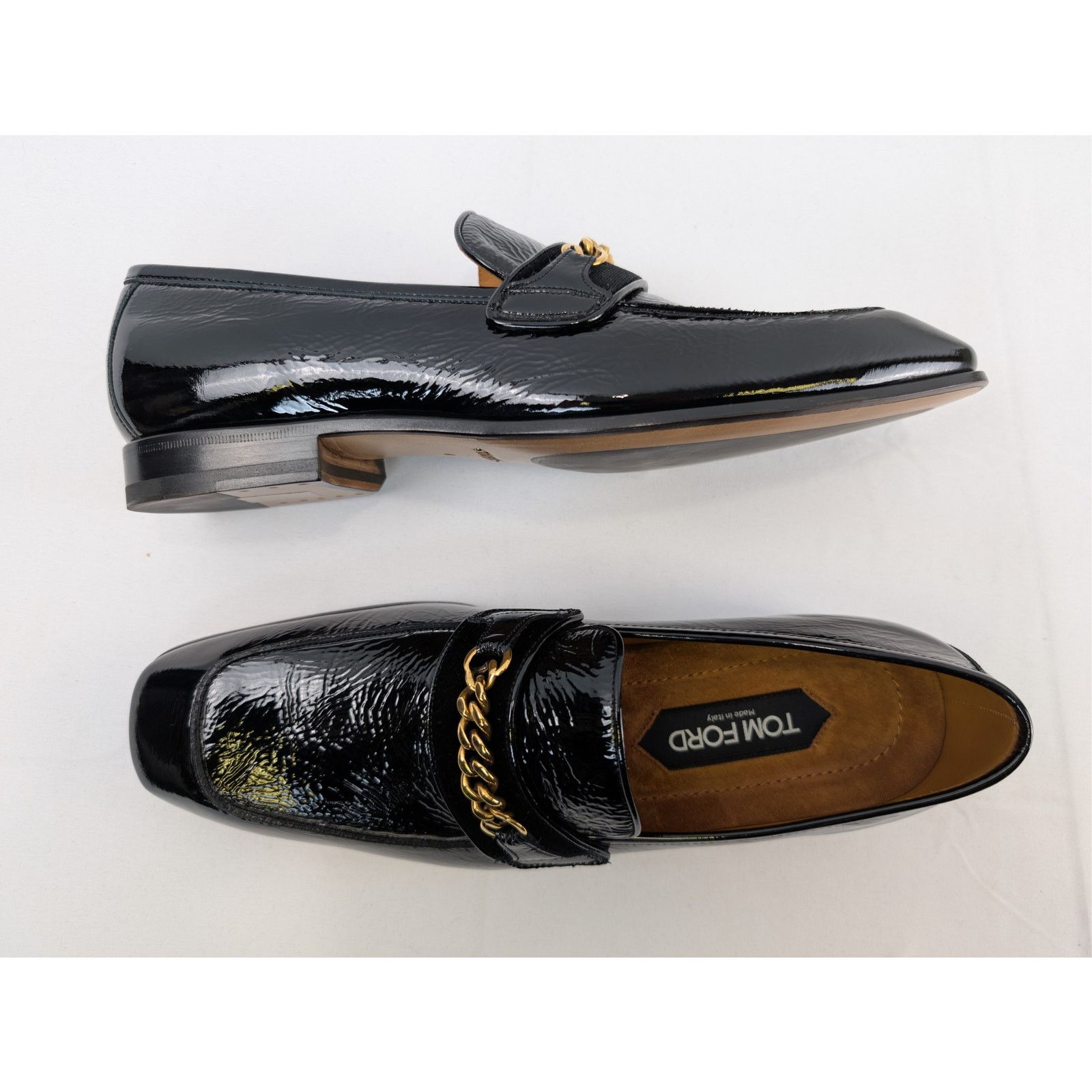 Tom Ford o1rshd1 Men's Formal Loafers Shoe Boots in Black 9 TF Size US 9 / EU 42 - 1 Thumbnail