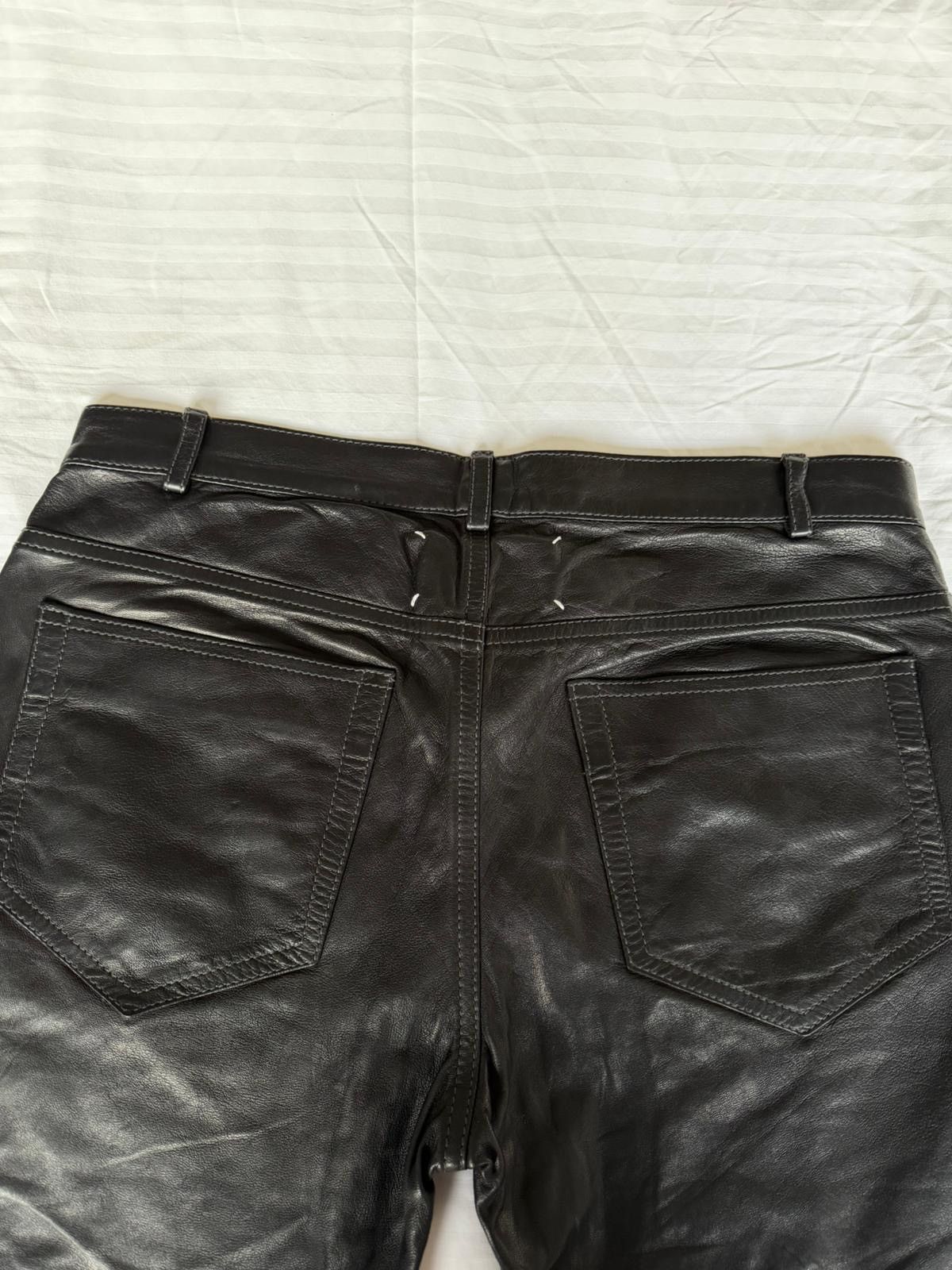 Maison Margiela Maison Margiela leather trousers Size US 29 - 3 Thumbnail